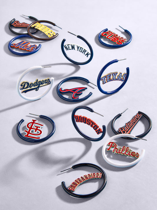 MLB Enamel Hoops - Atlanta Braves