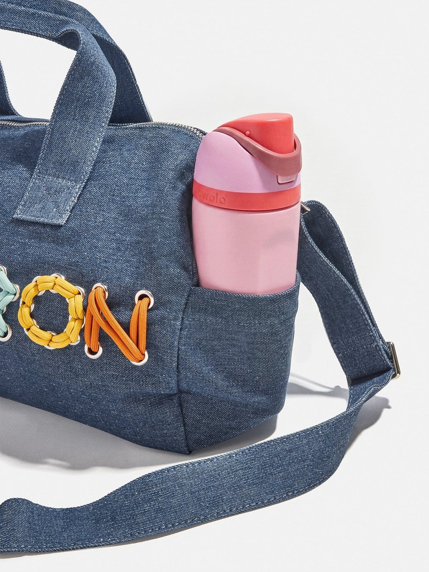 Thready to Go Kids’ Custom Duffle - Dark Denim/Blue Multi