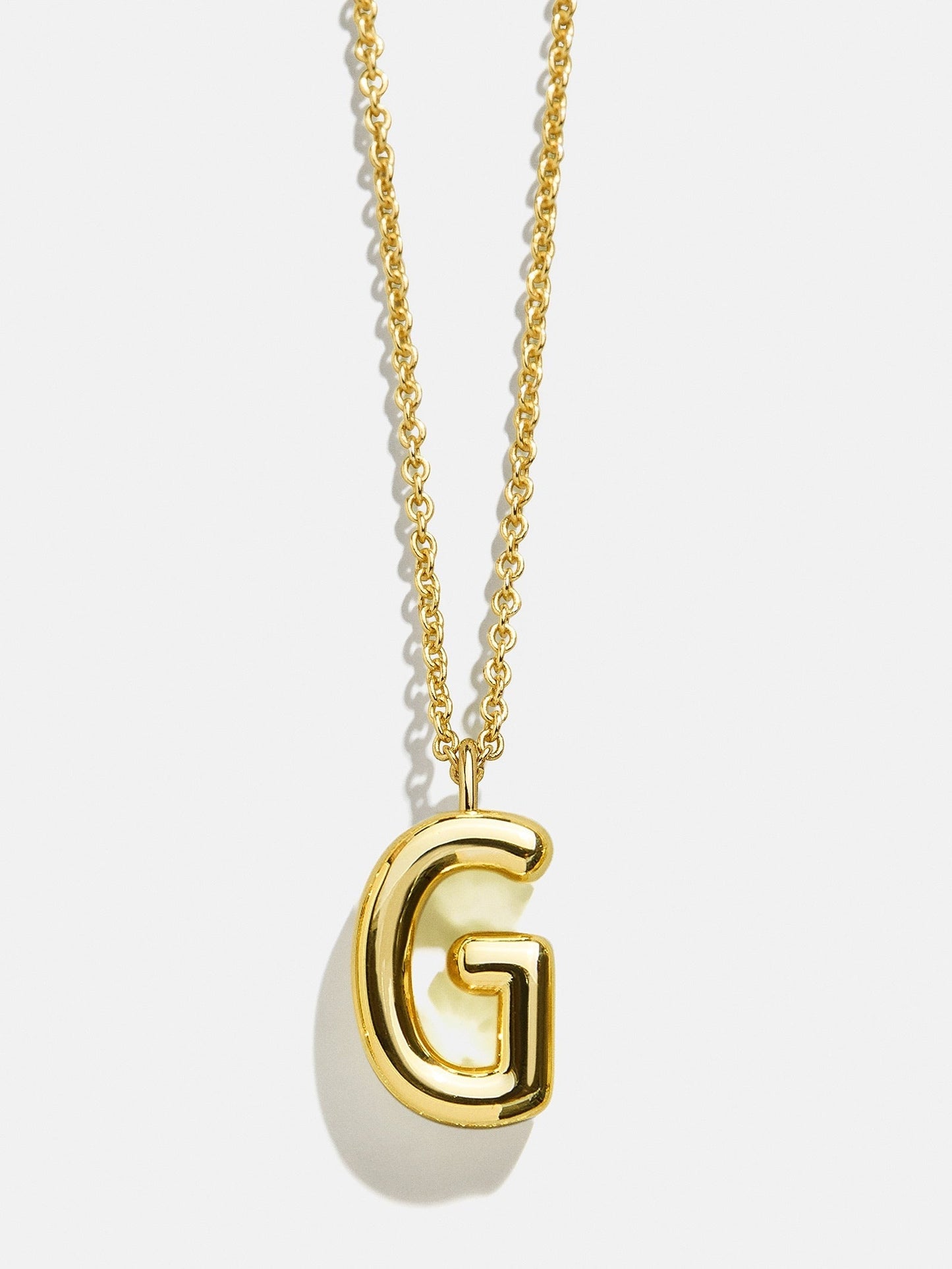 Classic Gold Initial Necklace - Gold Plated Brass