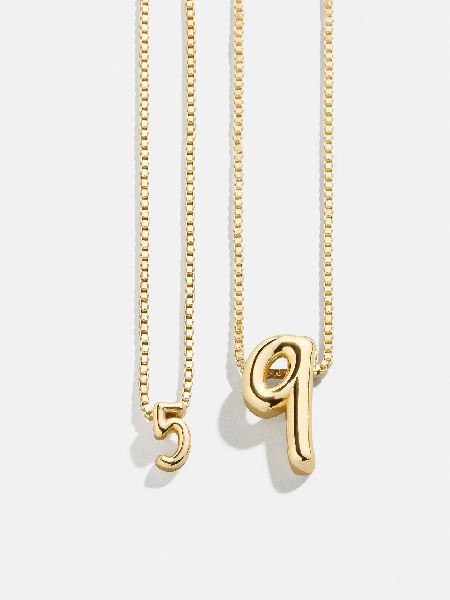 Lucky Number Bubble Necklace - Single Digit