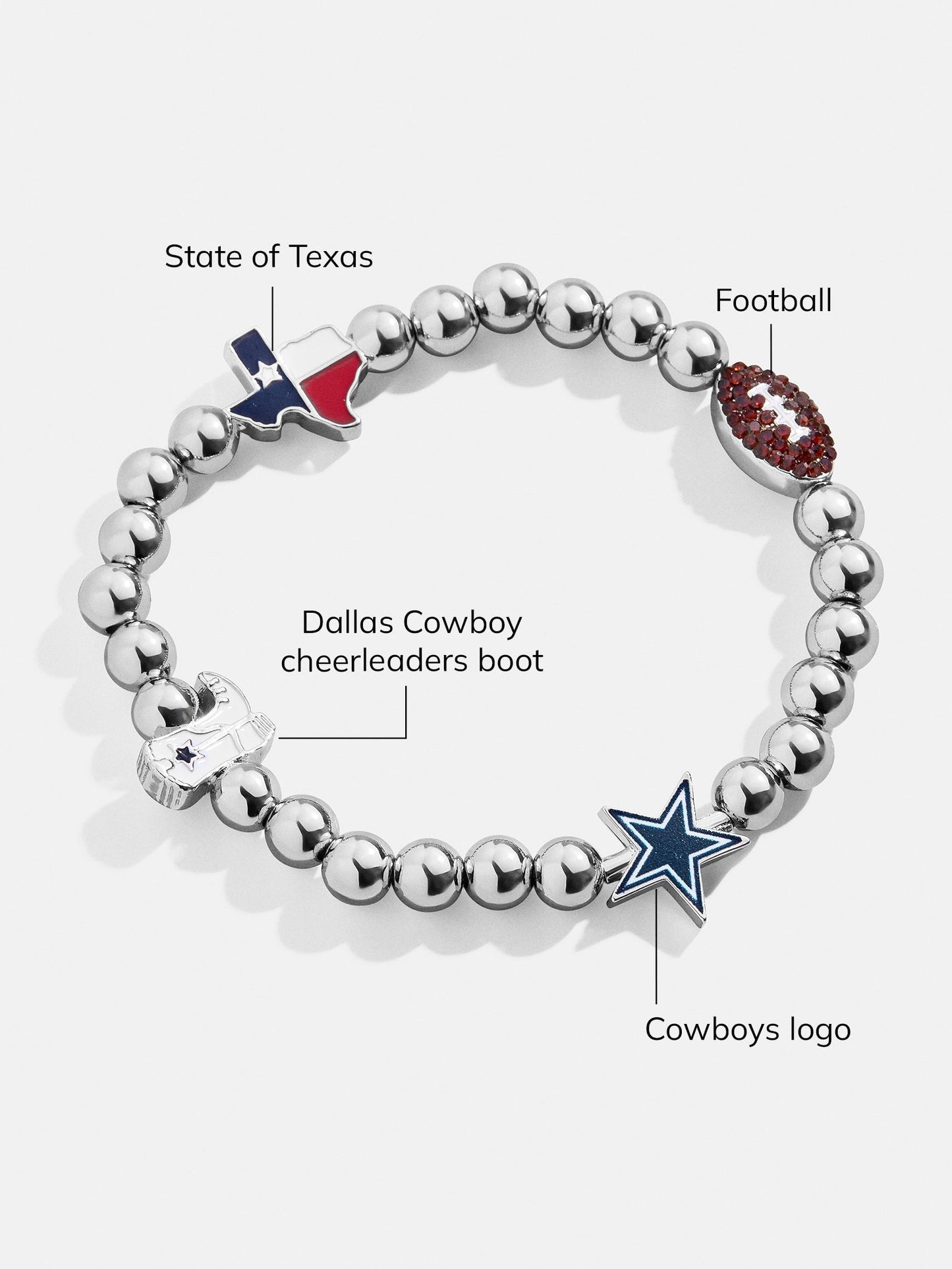 NFL Pisa Charm Bracelet - Dallas Cowboys