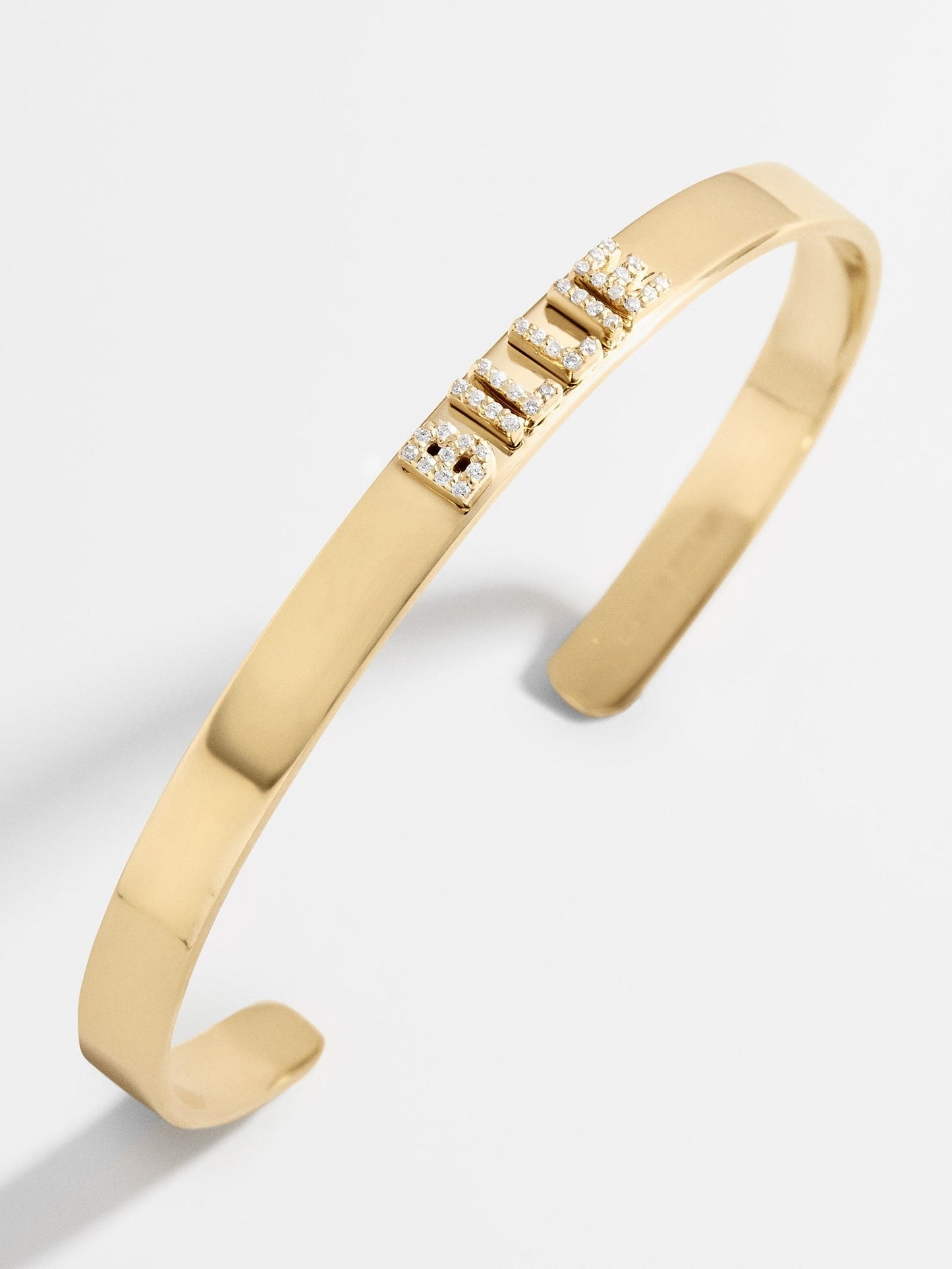14K Gold Custom Cuff Bracelet