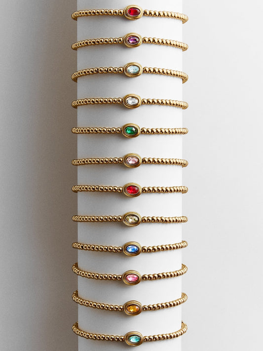 Valerie Bezel Pisa Bracelet - Crystal