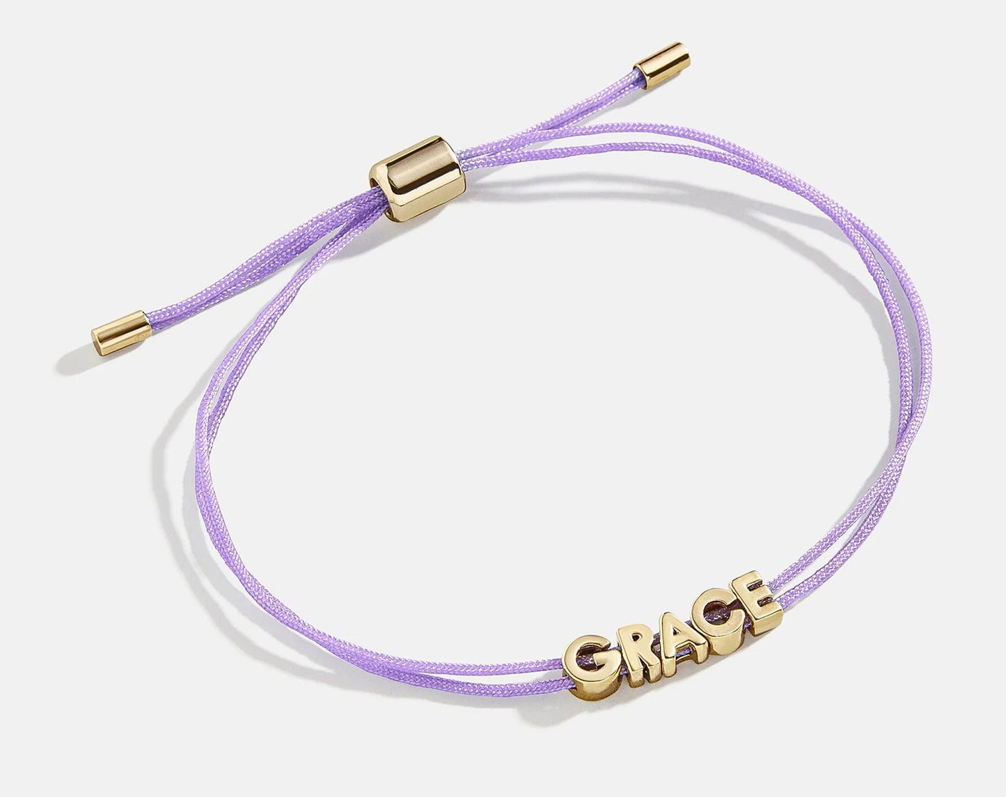 Custom Cord Bracelet - Lavender
