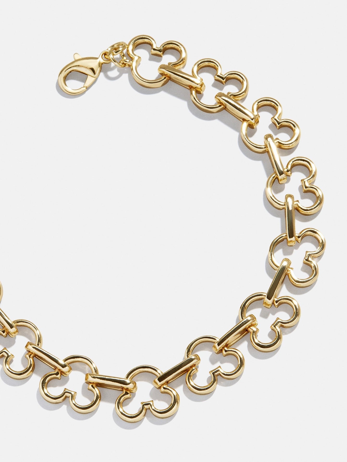 Disney Mickey Mouse Repeating Outline Bracelet - Gold