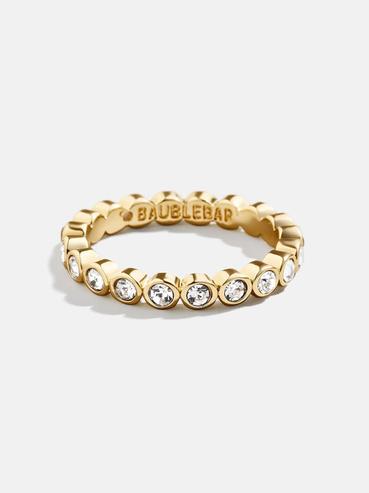 Poppy Ring - Gold/Pavé