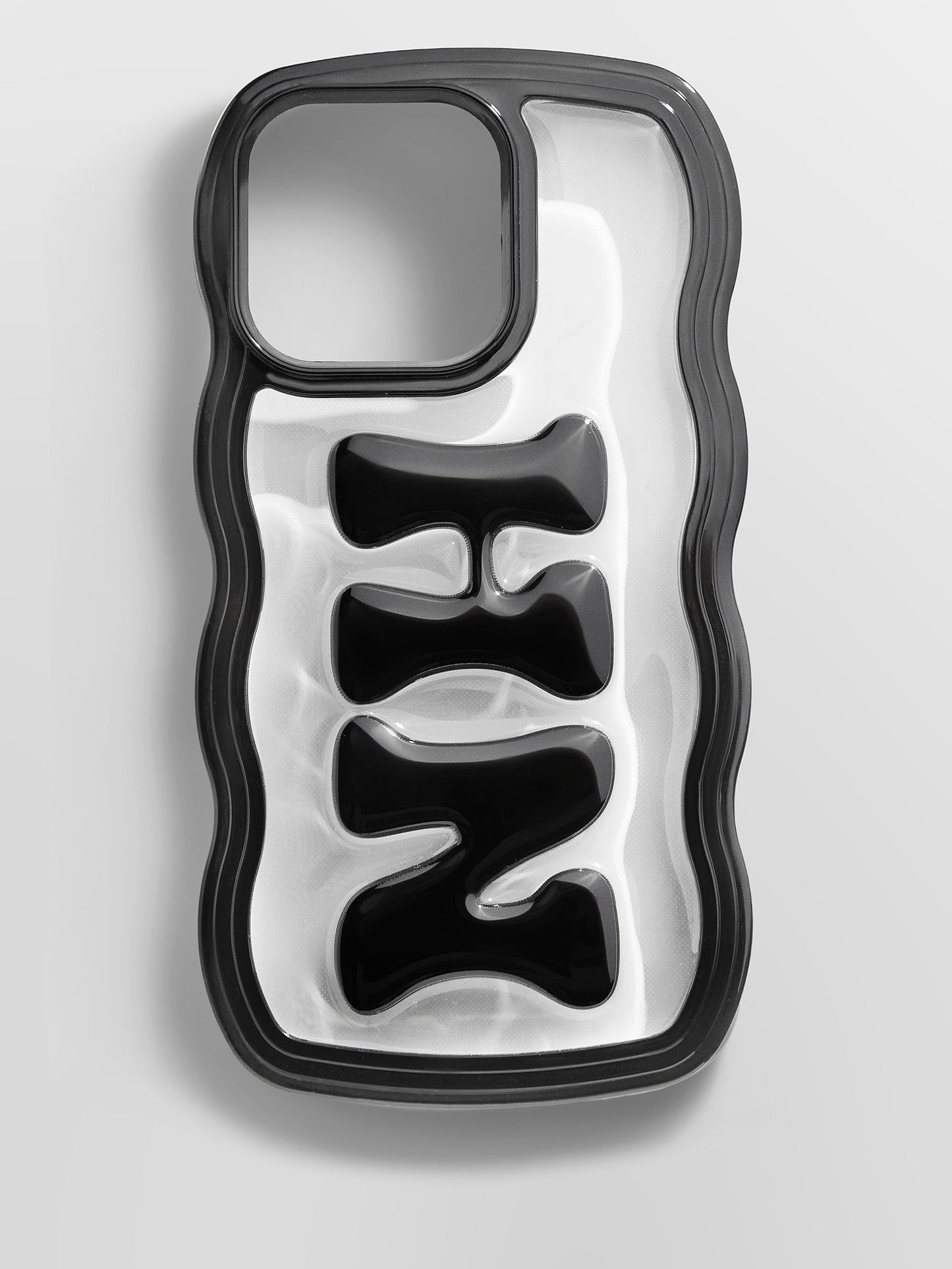 Bubble Custom iPhone Case - Black