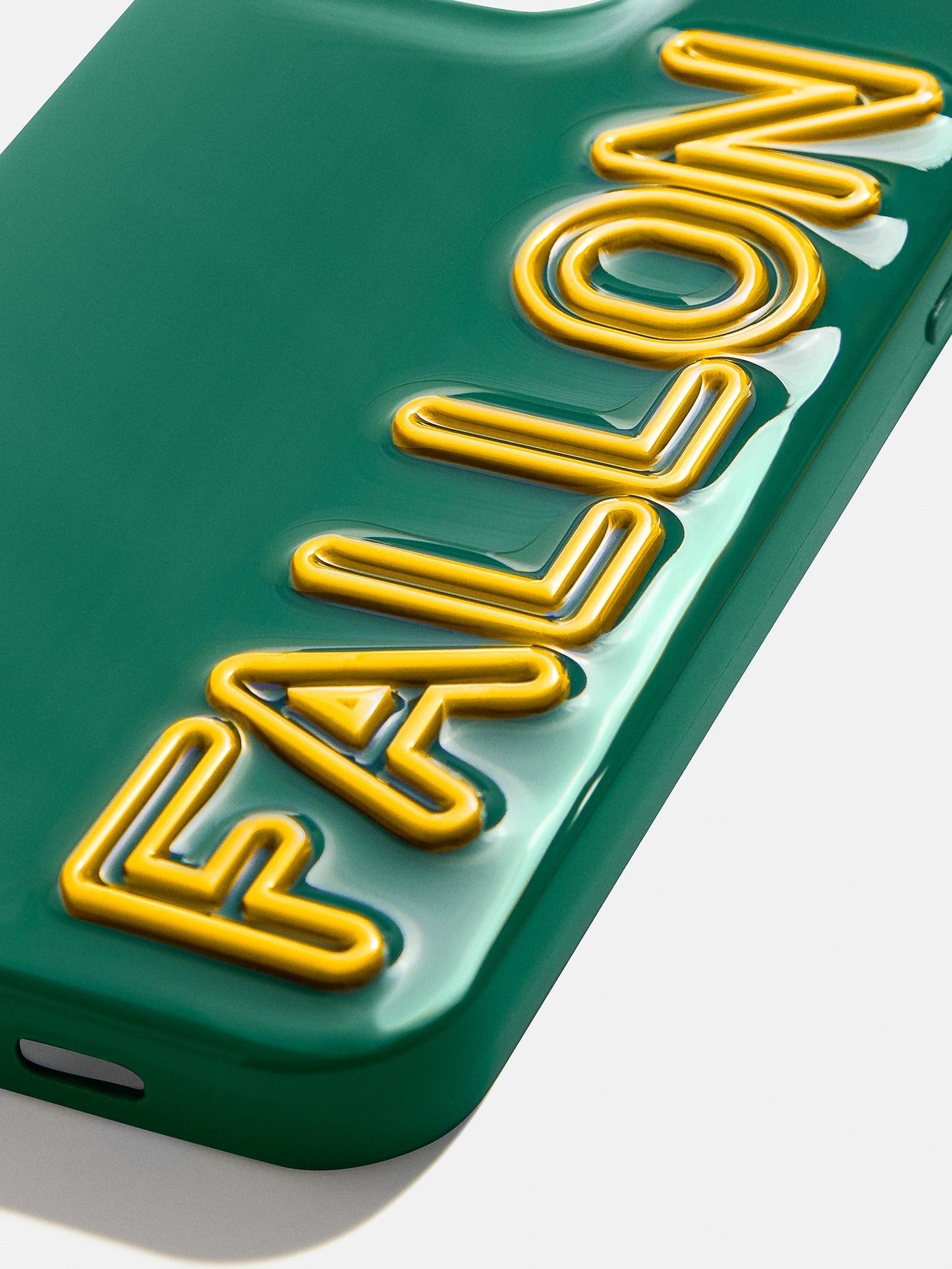 Fine Line Custom iPhone Case - Green/Yellow