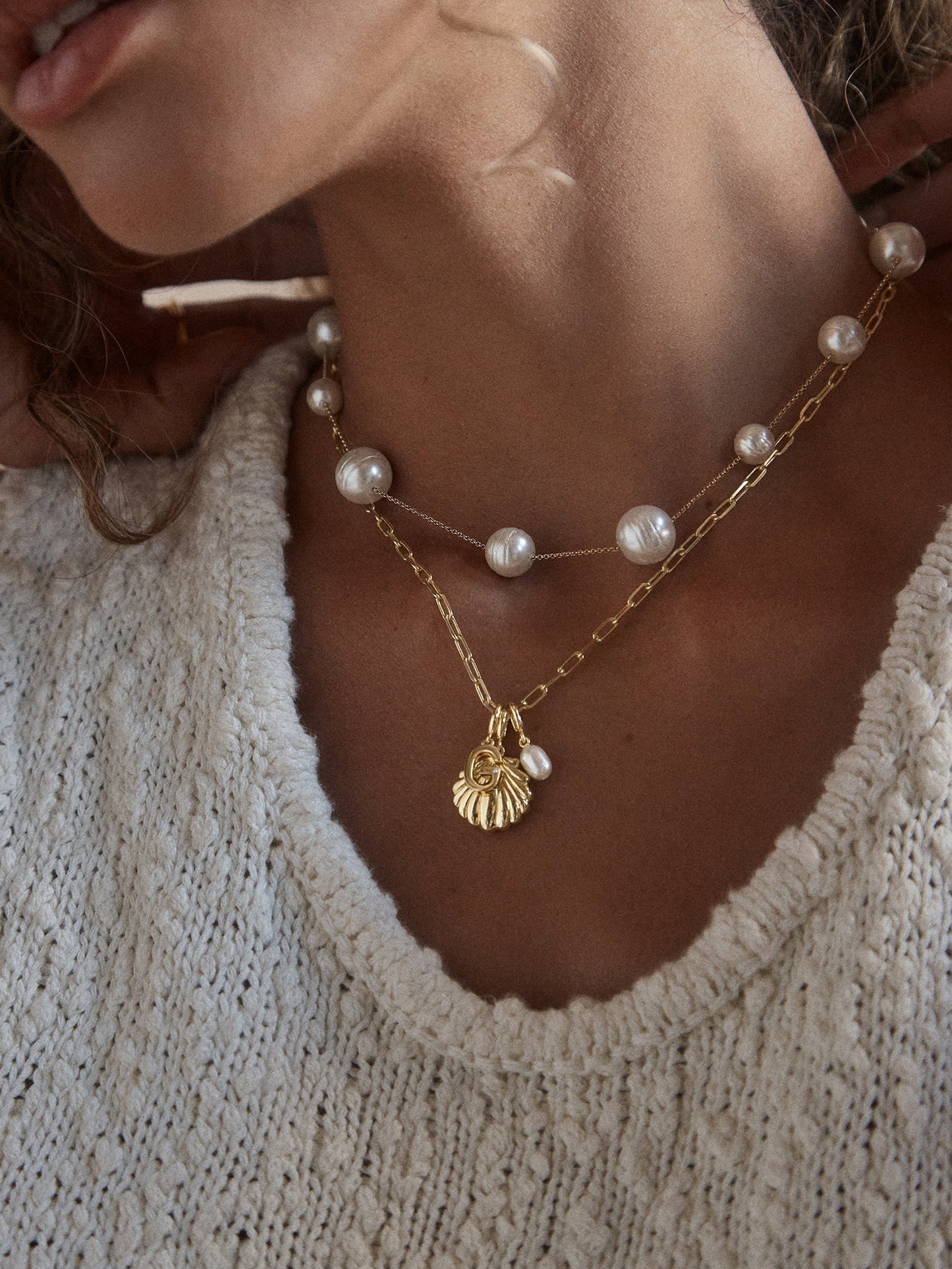 Just For Fun Cluster Charm - Seashell