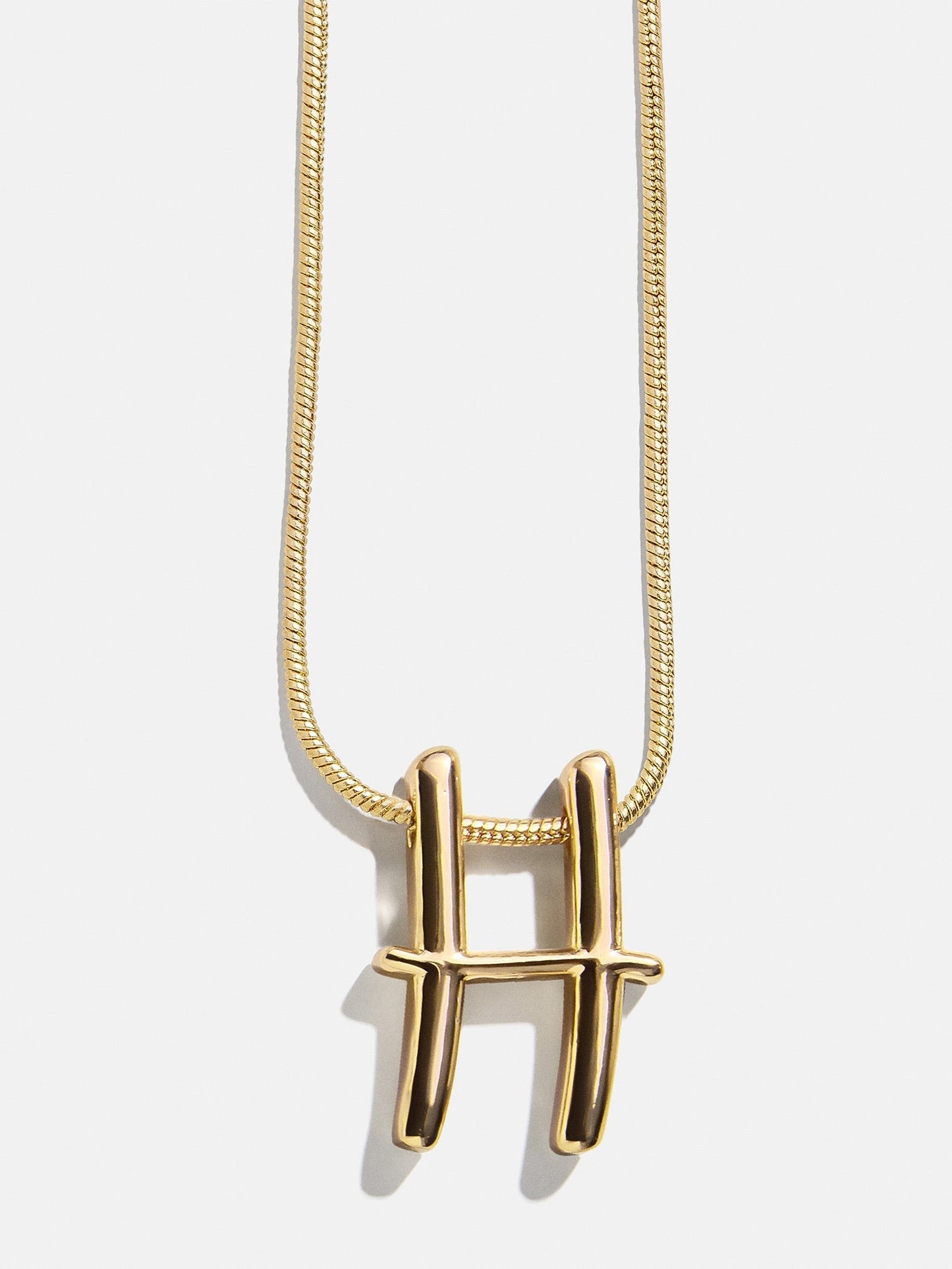 Classic Script Initial Necklace - Classic Script