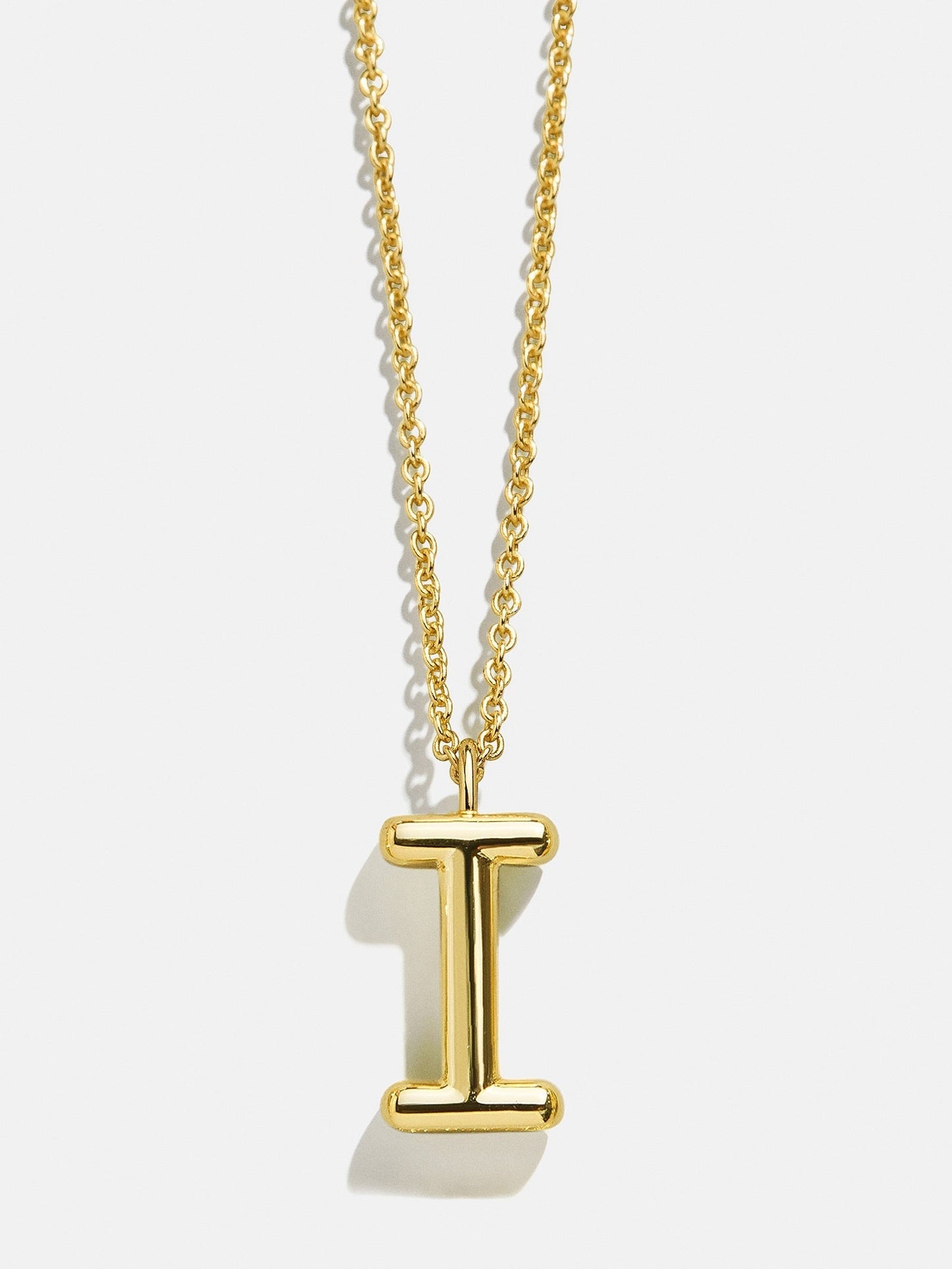 Classic Gold Initial Necklace - Gold Plated Brass