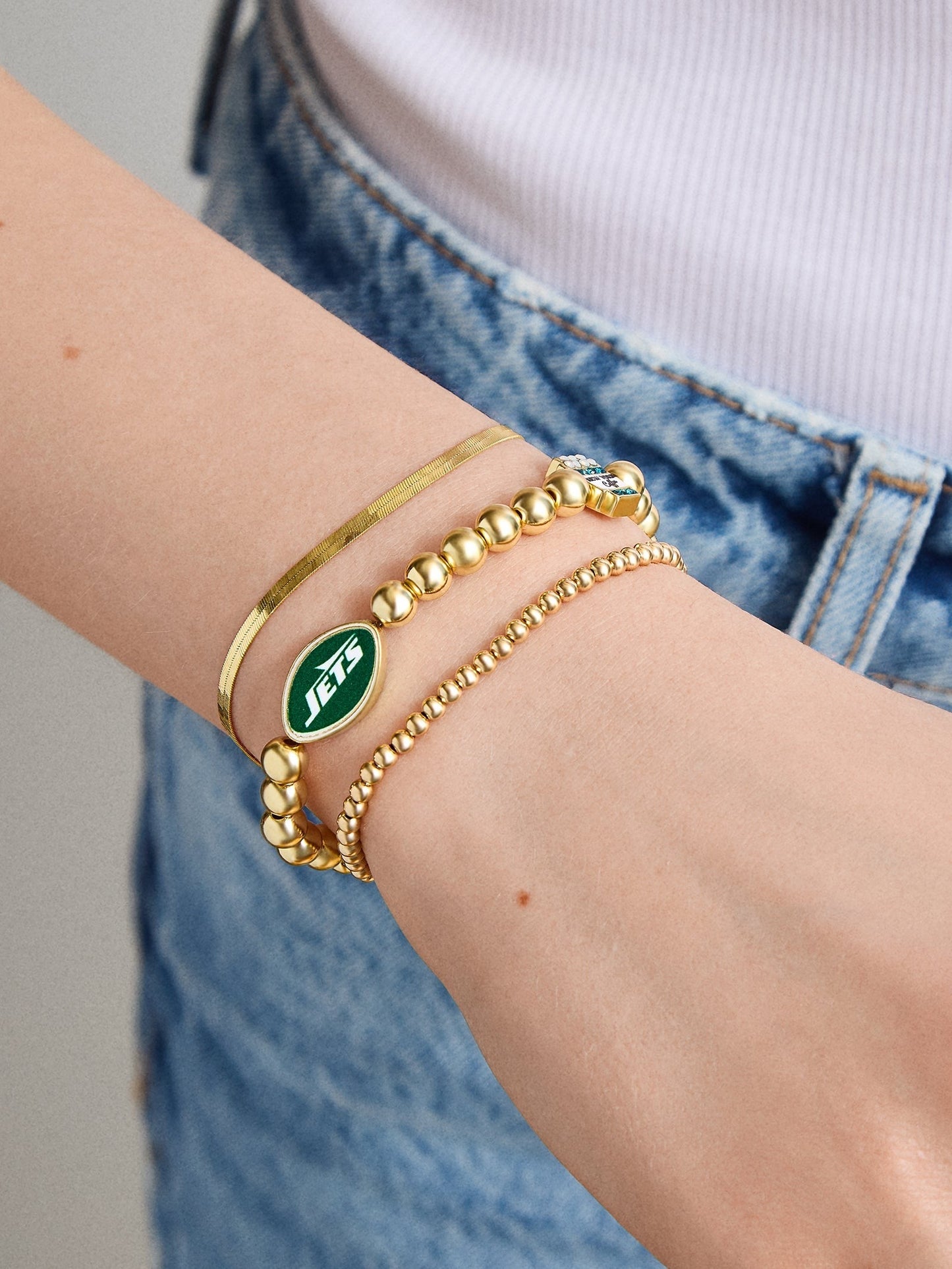 NFL Pisa Charm Bracelet - New York Jets