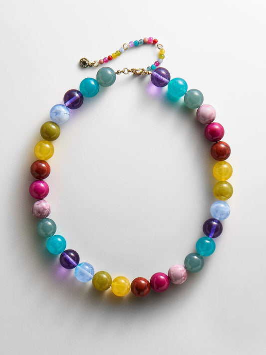 Mini Jane Beaded Necklace - Multi Bead