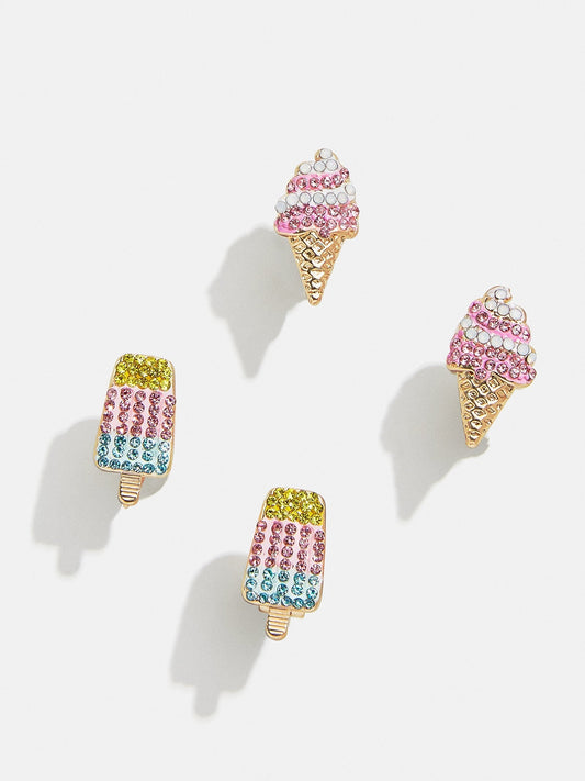 I Scream, You Scream Kids' Earring Set - Popsicle
