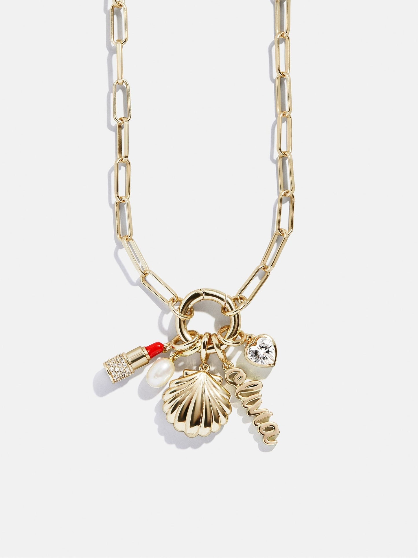 Cluster Charm Necklace - Hera Chain & Charm Ring