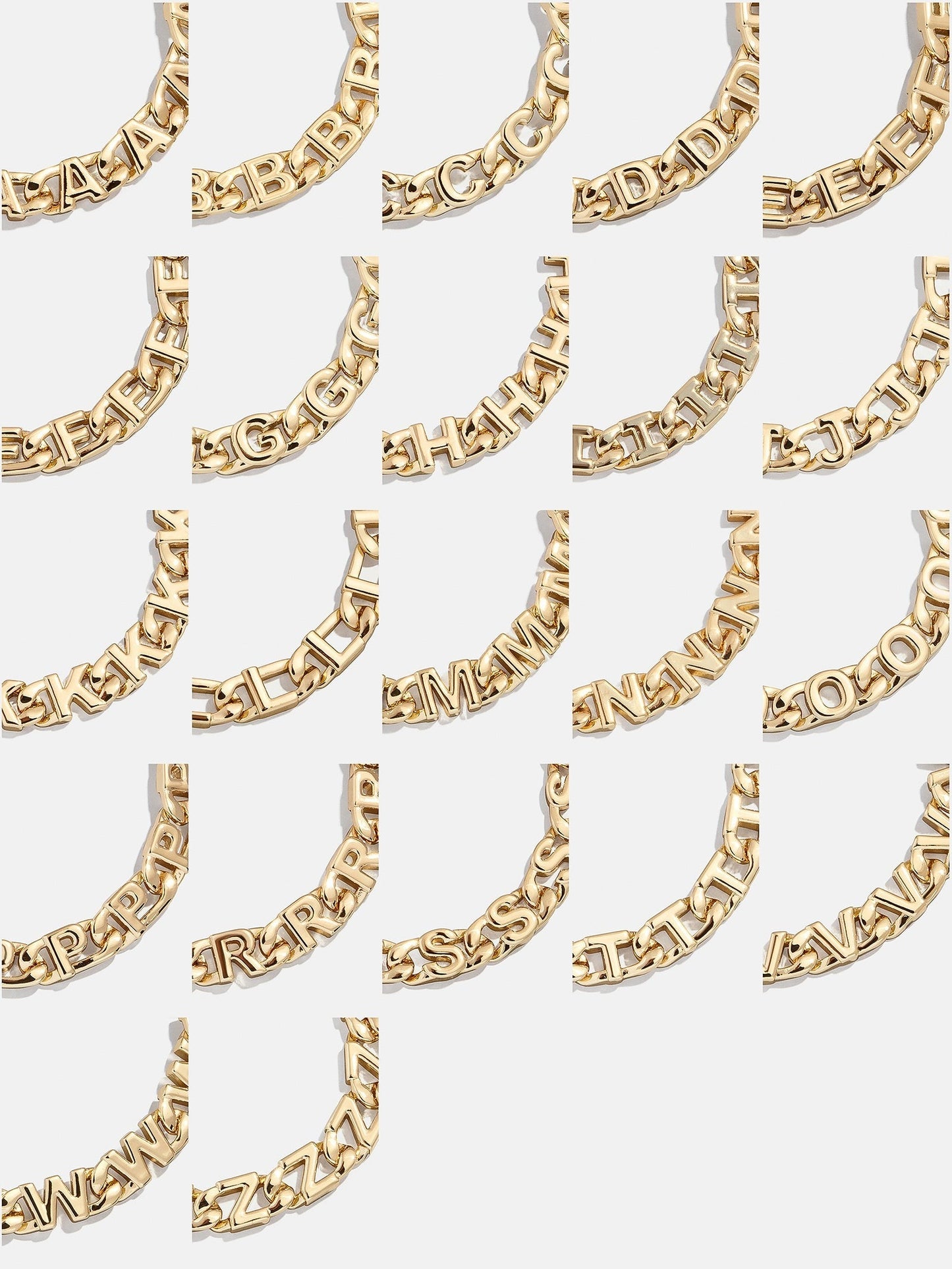Repeating Initial Bracelet - O