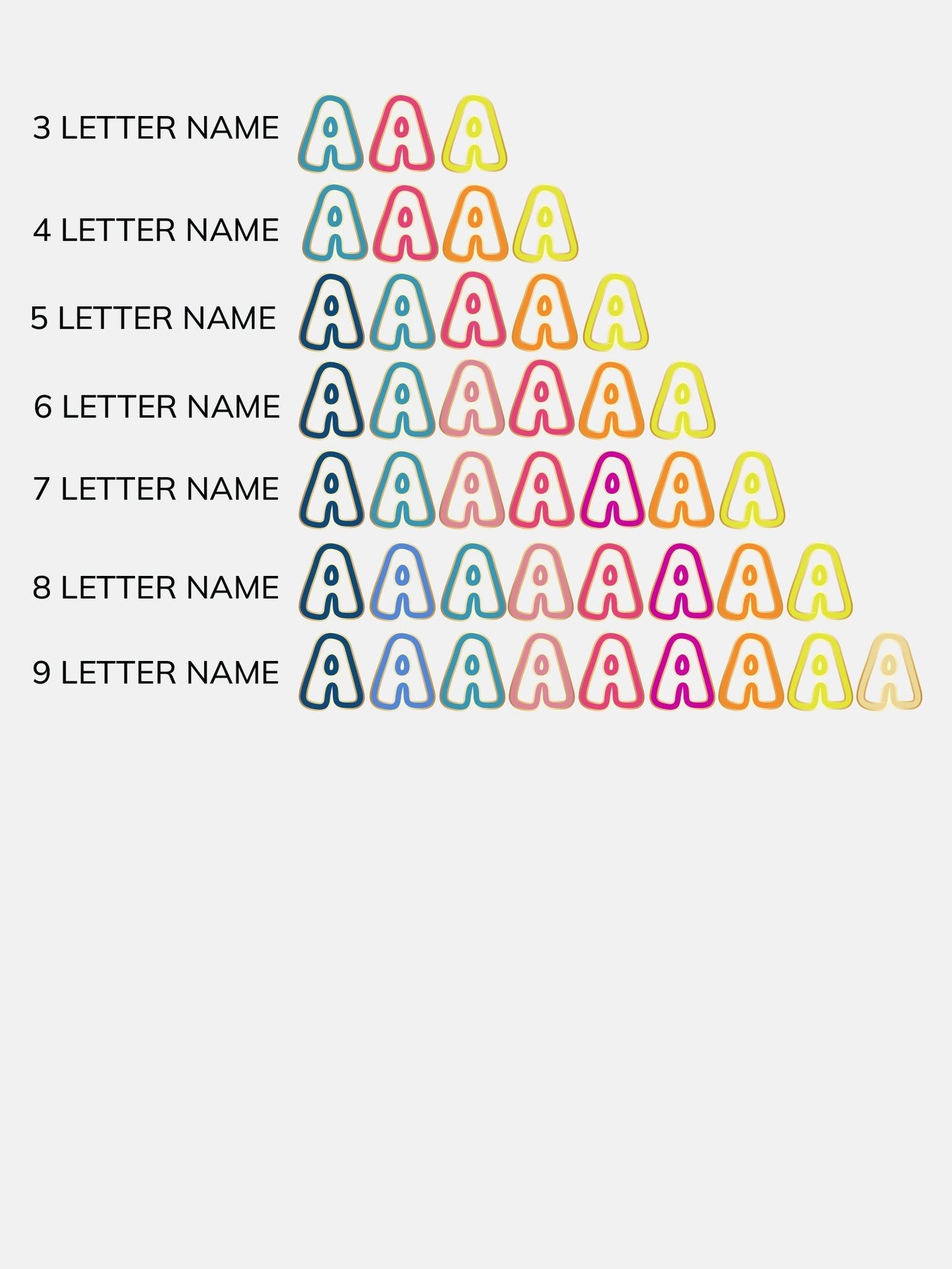 Color Me Mine Kids’ Custom Nameplate Necklace - Multi