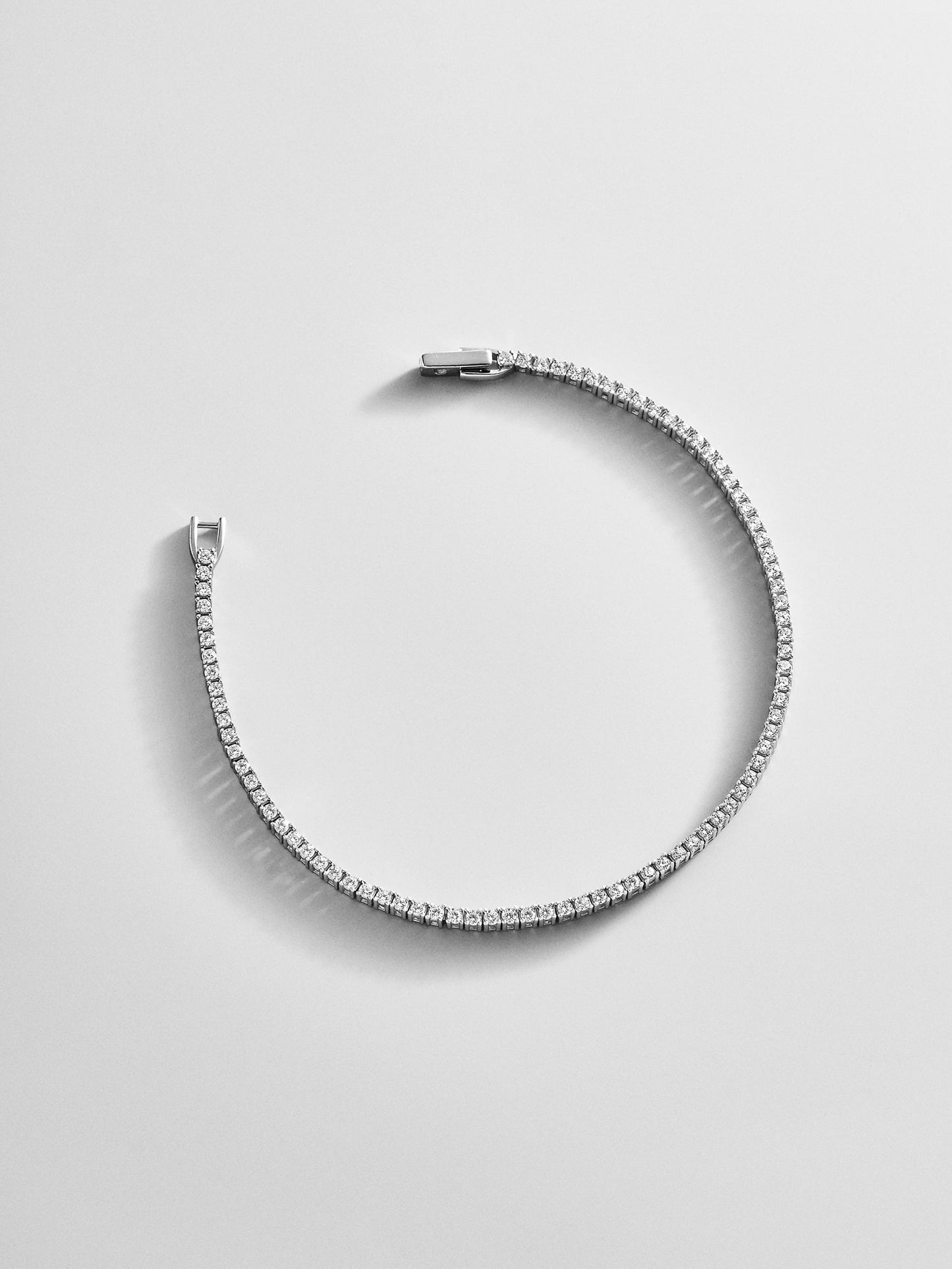Billie Sterling Silver Tennis Bracelet - Sterling Silver