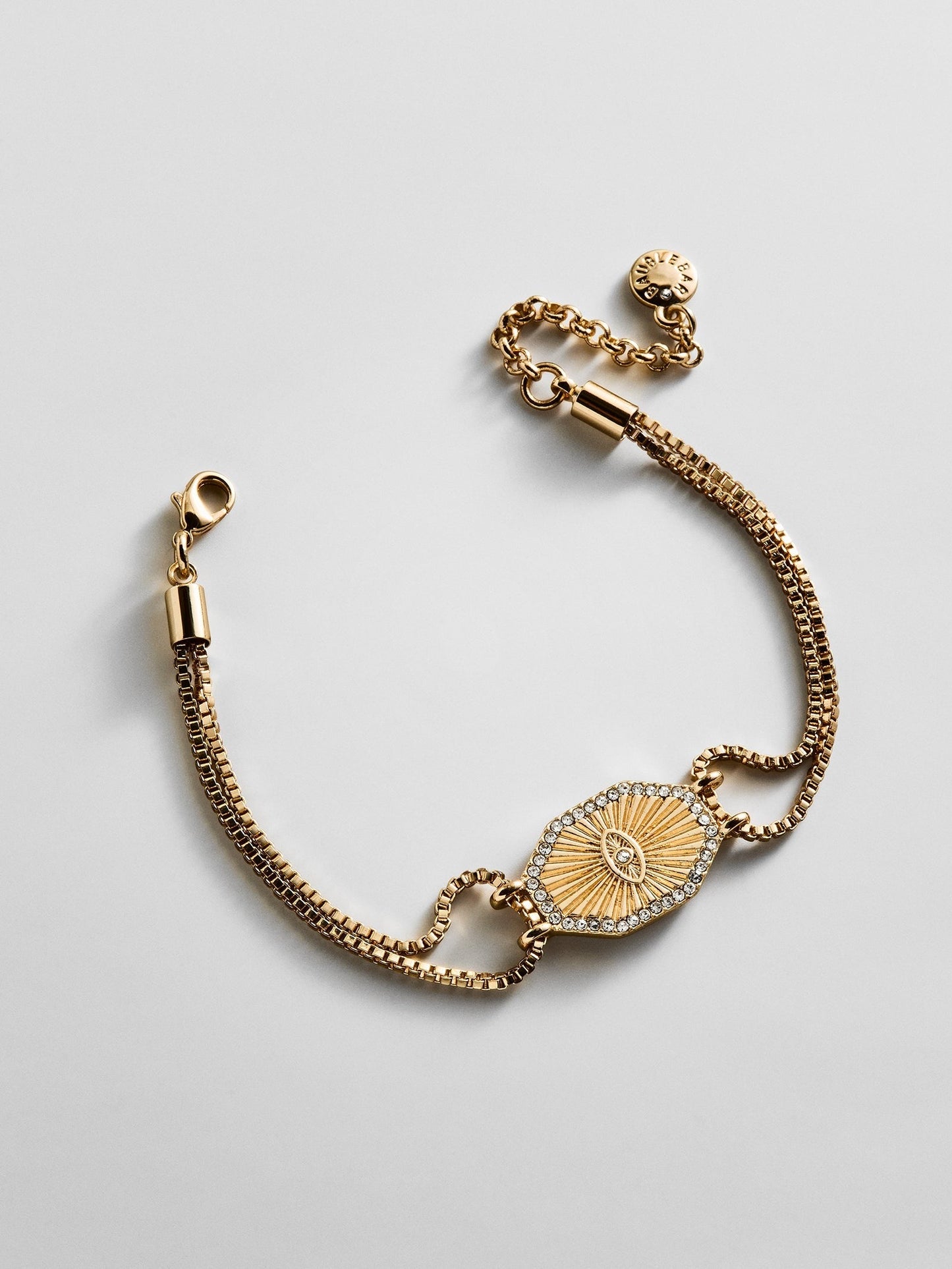Evil Eye Reversible Bracelet - Gold/Turquoise