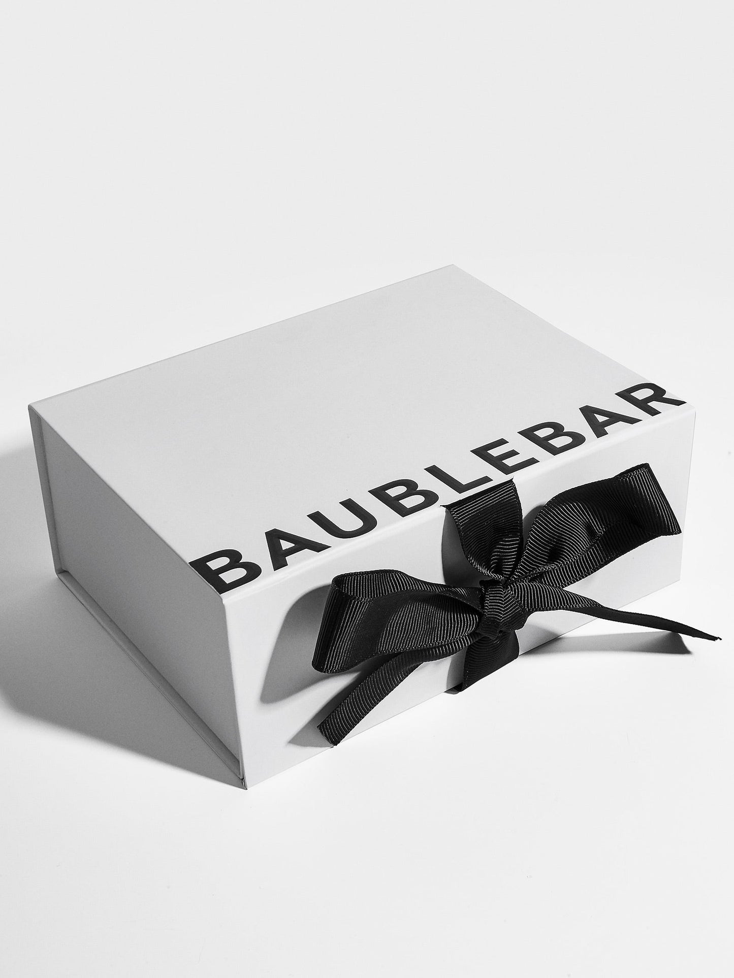 Large White Gift Box With Bow - L