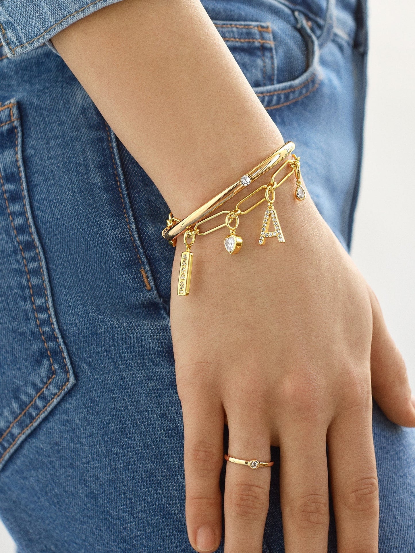 Spaced Custom Charm Bracelet - Spaced Charm Bracelet