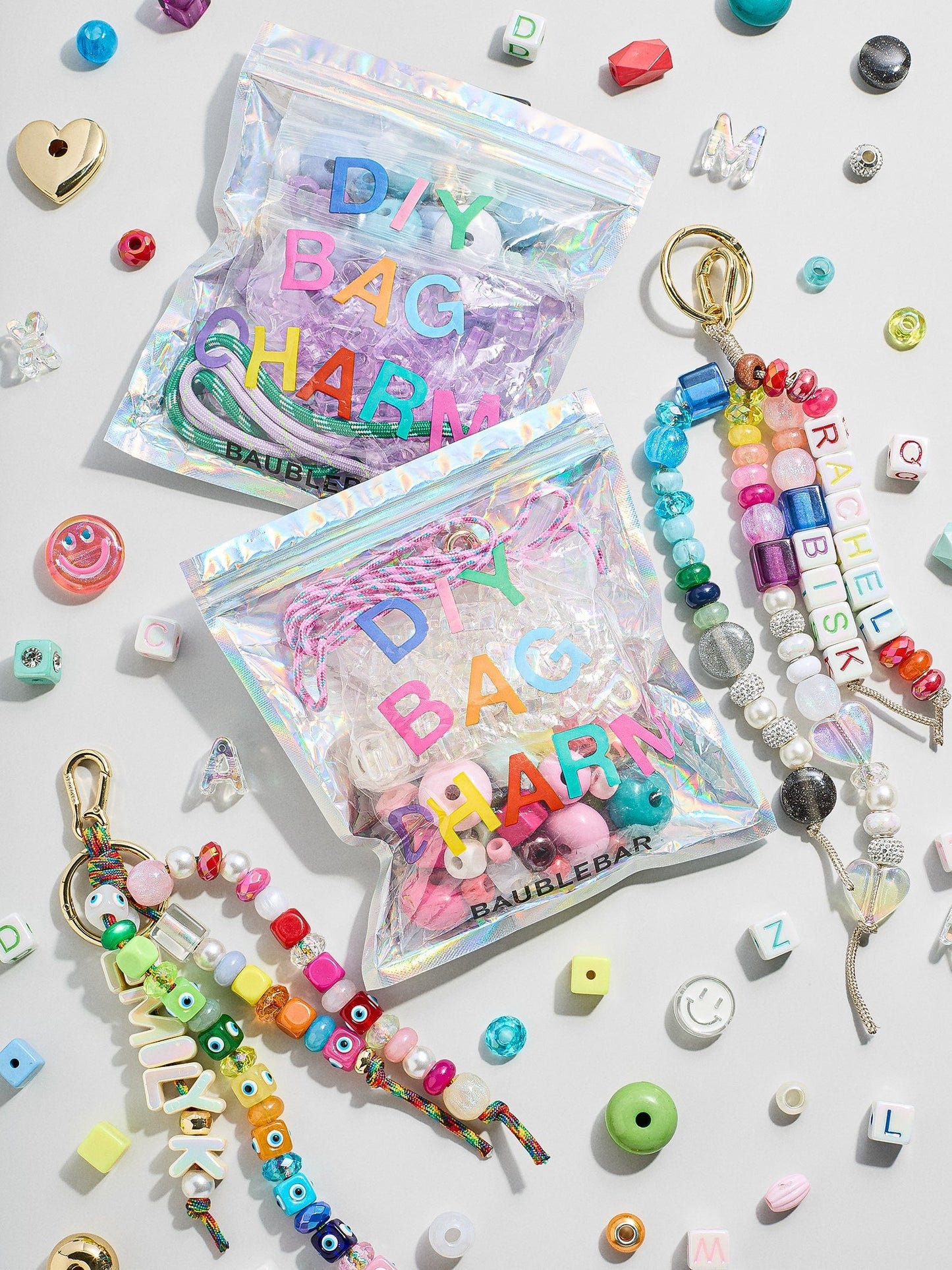 The Mini Custom Bead Kit - Multi/Smiley Face