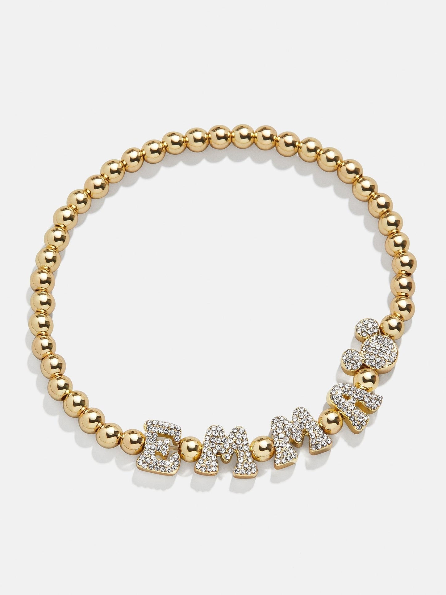 Disney Mickey Mouse Pisa Custom Bracelet - Gold/Pavé