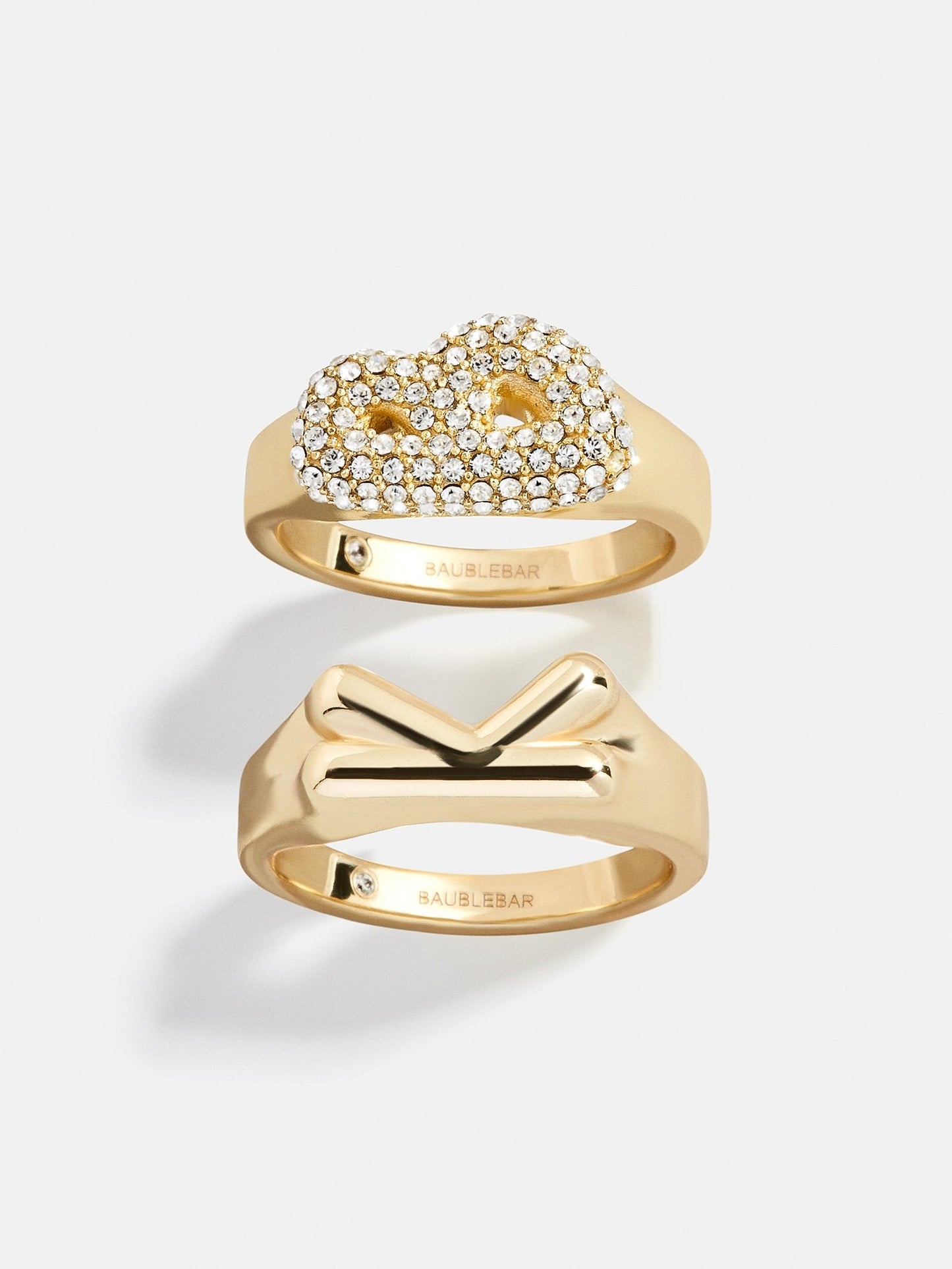 Mini Bubble Initial Ring - S