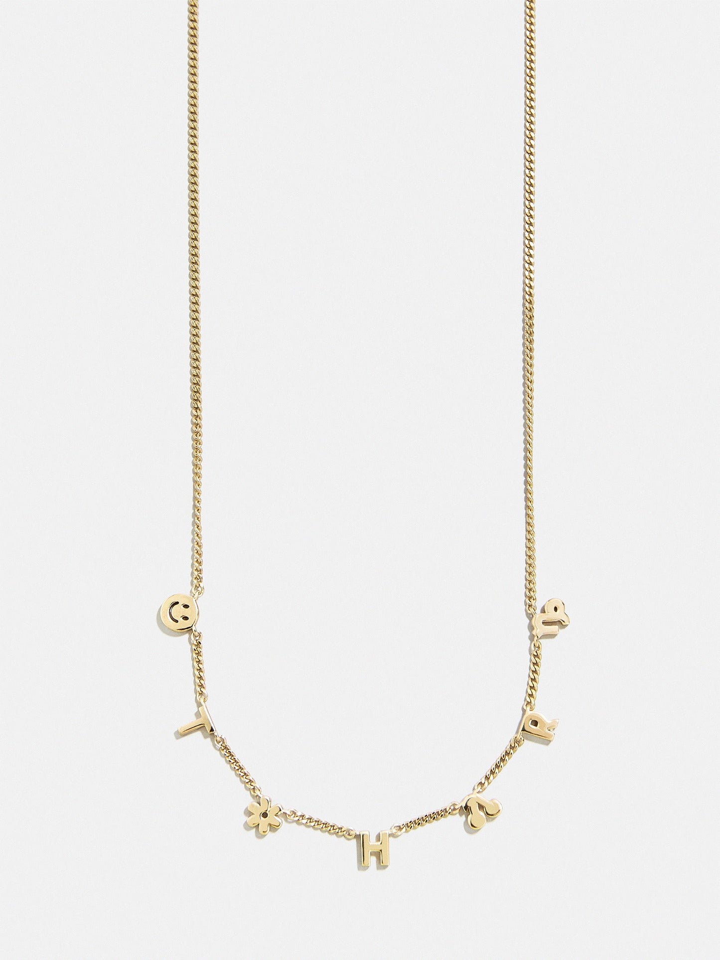 Mini 14K Gold Custom Icon Necklace - 14K Gold