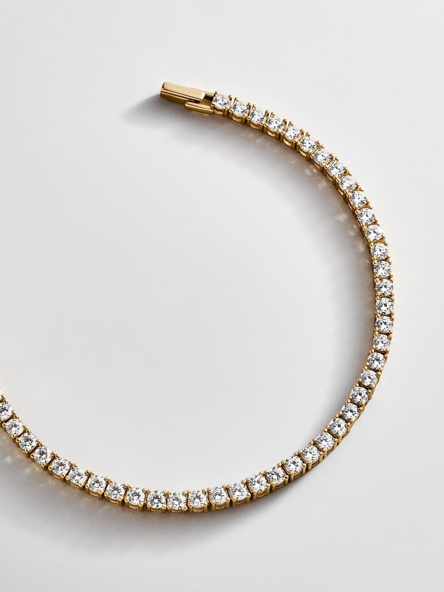 Billie 18K Gold Tennis Bracelet - 18K Gold Plated Sterling Silver