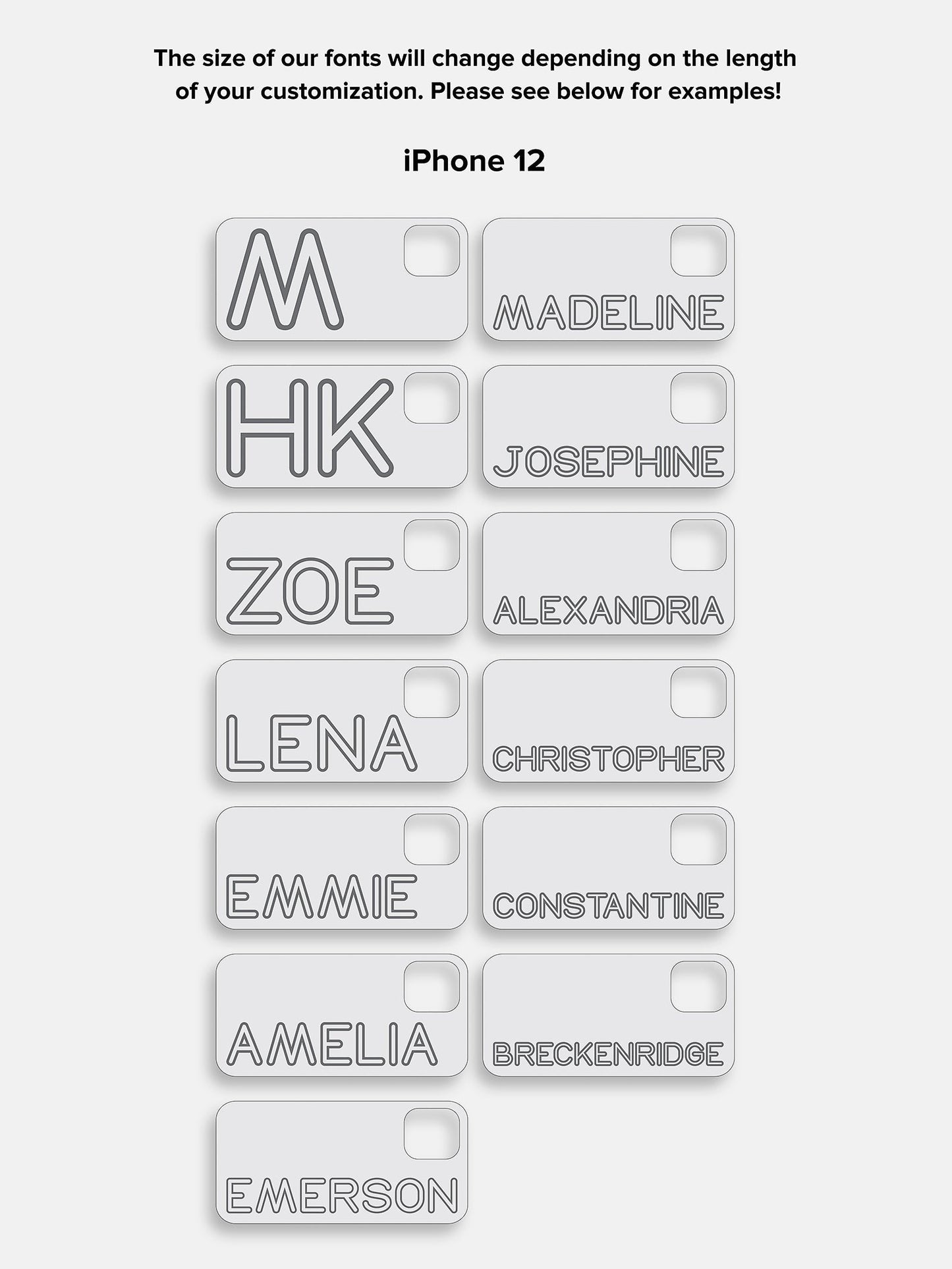 Fine Line Custom iPhone Case - Dusty Rose/White