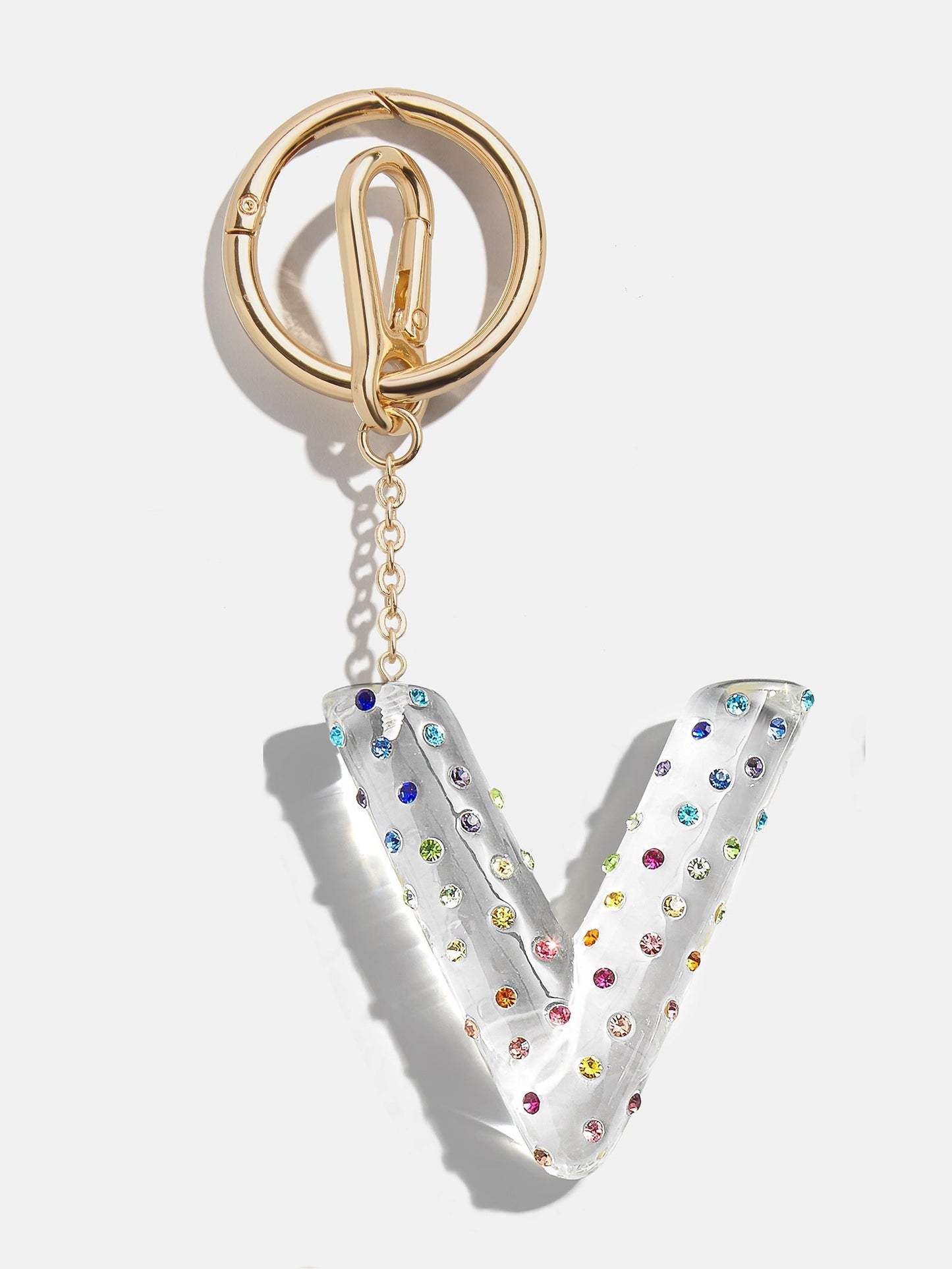Confetti Initial Bag Charm - Multi