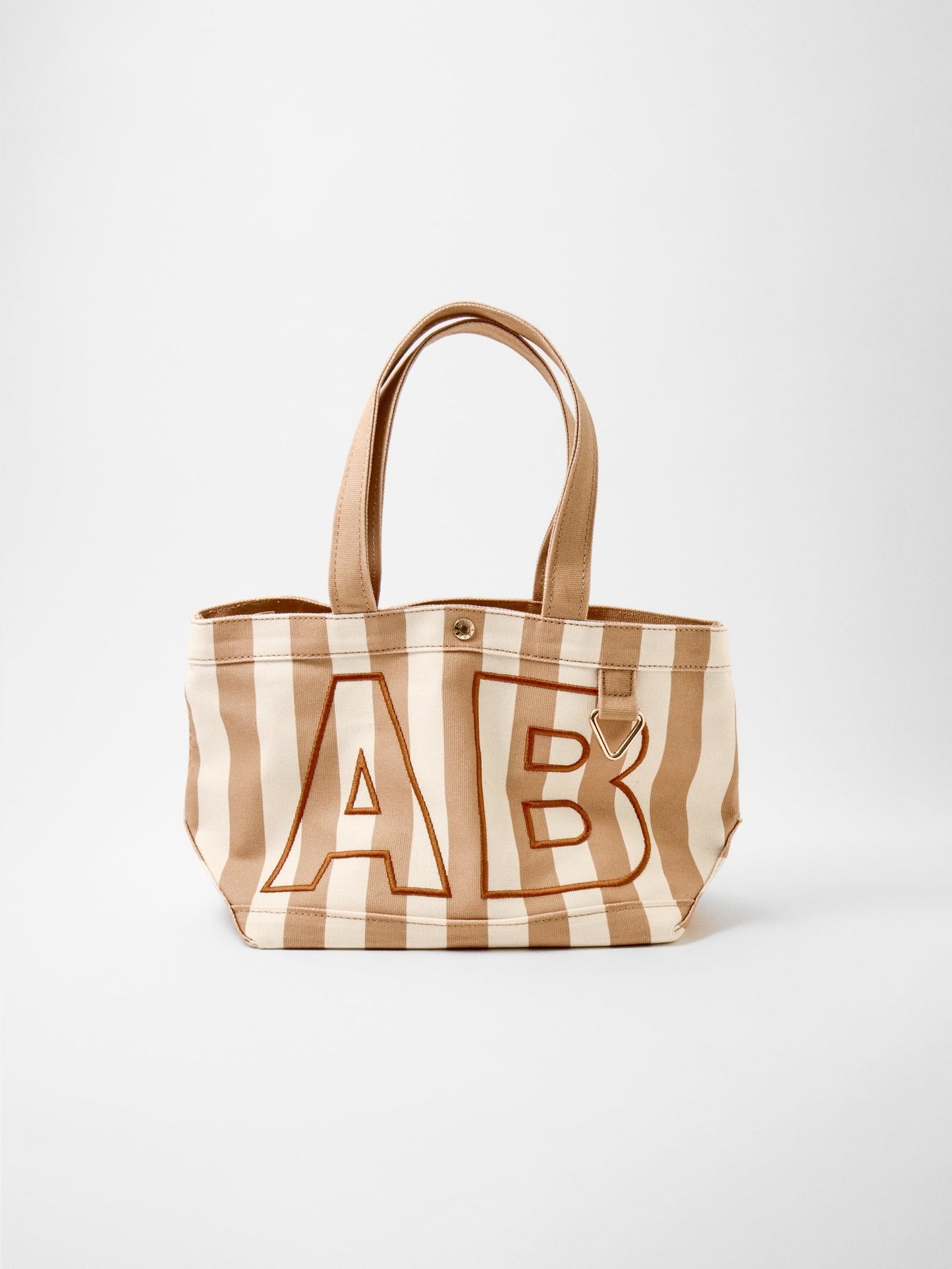 Striped Custom Alpha Tote - Custom Dune