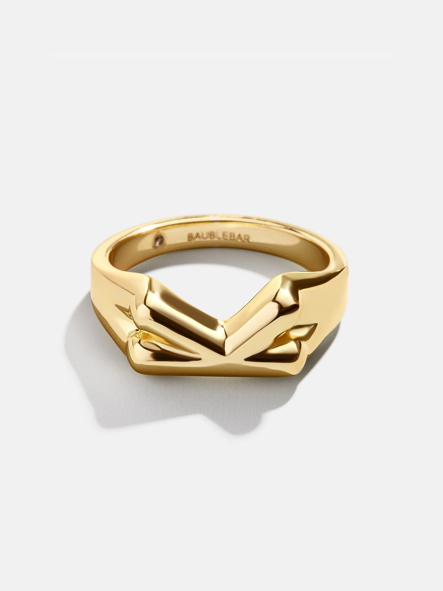 Mini Bubble Initial Ring - S