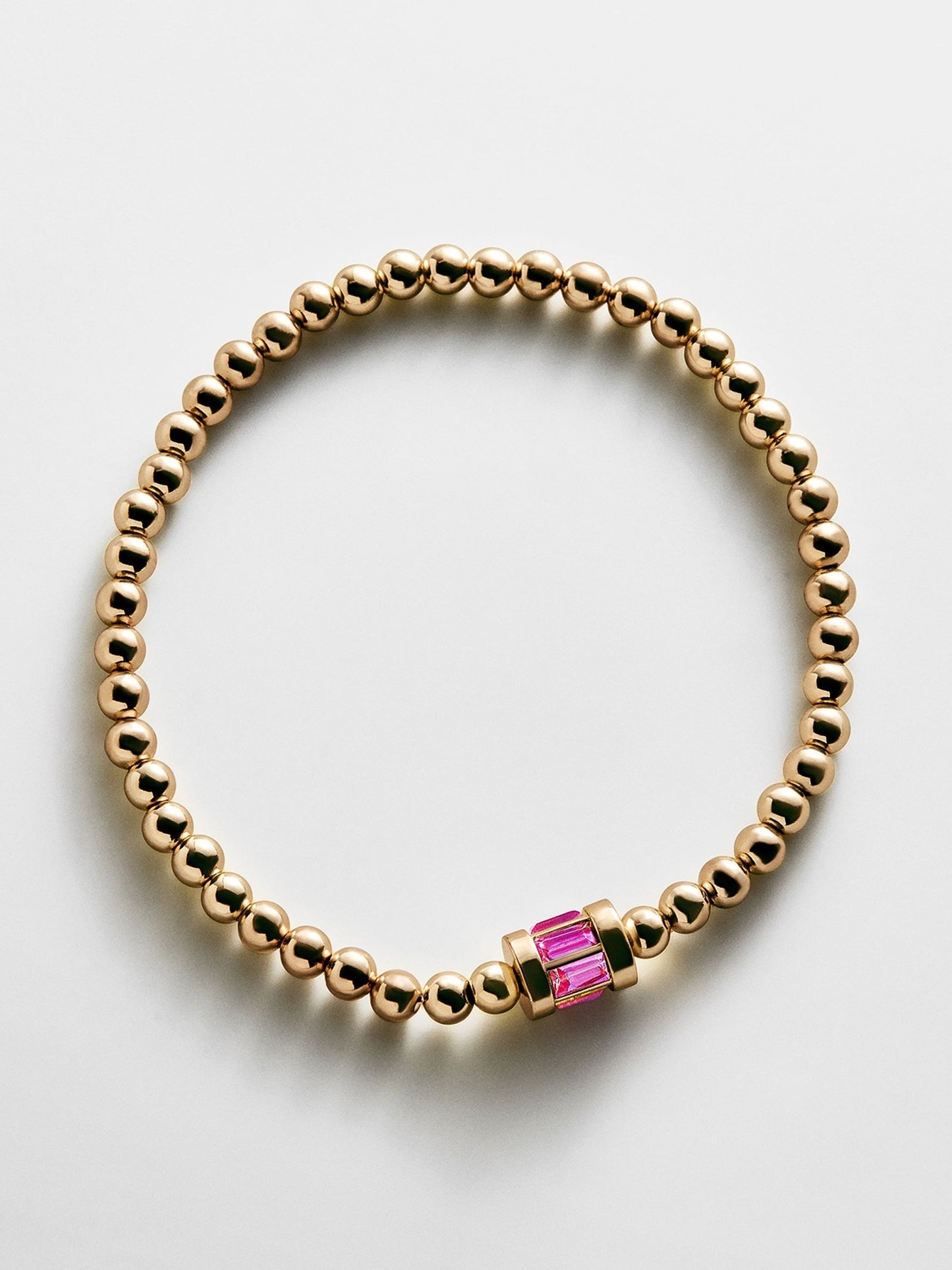 Tatum Baguette Pisa Bracelet - Rose