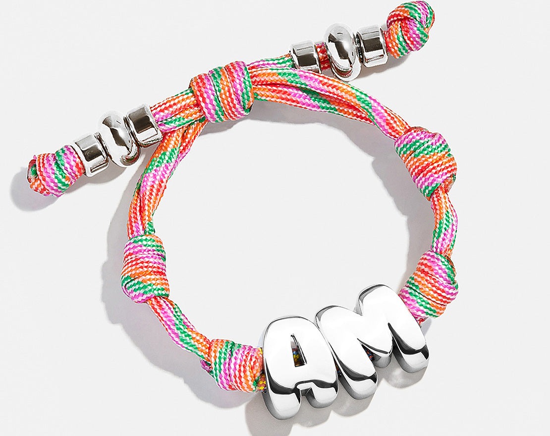 Knotty Initial Custom Bracelet - Bold Multi Double Letters