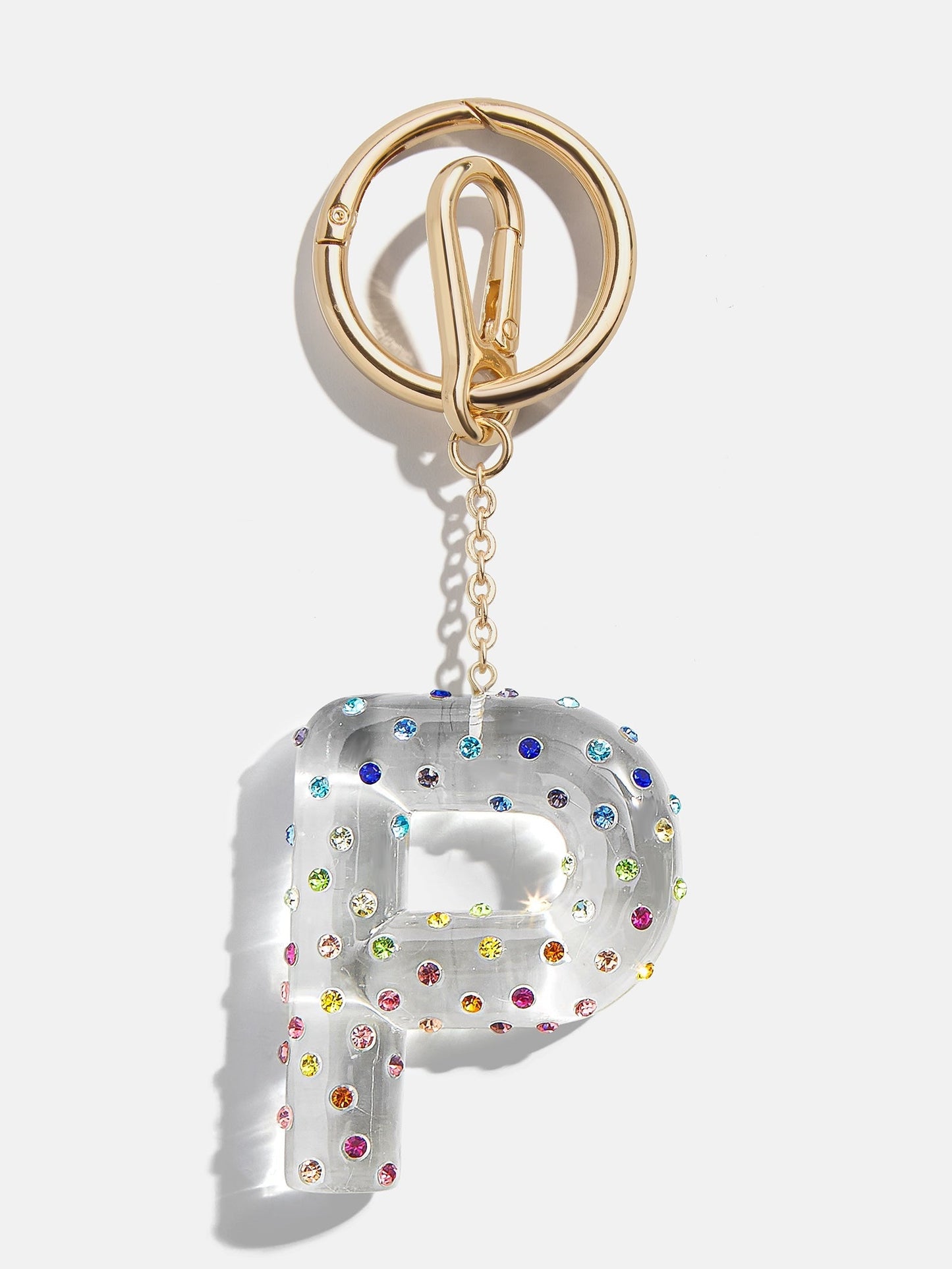 Confetti Initial Bag Charm - Multi