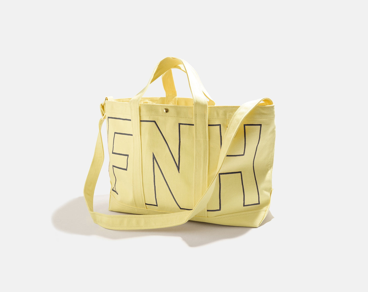 Solid Custom Alpha Tote - Butter Yellow