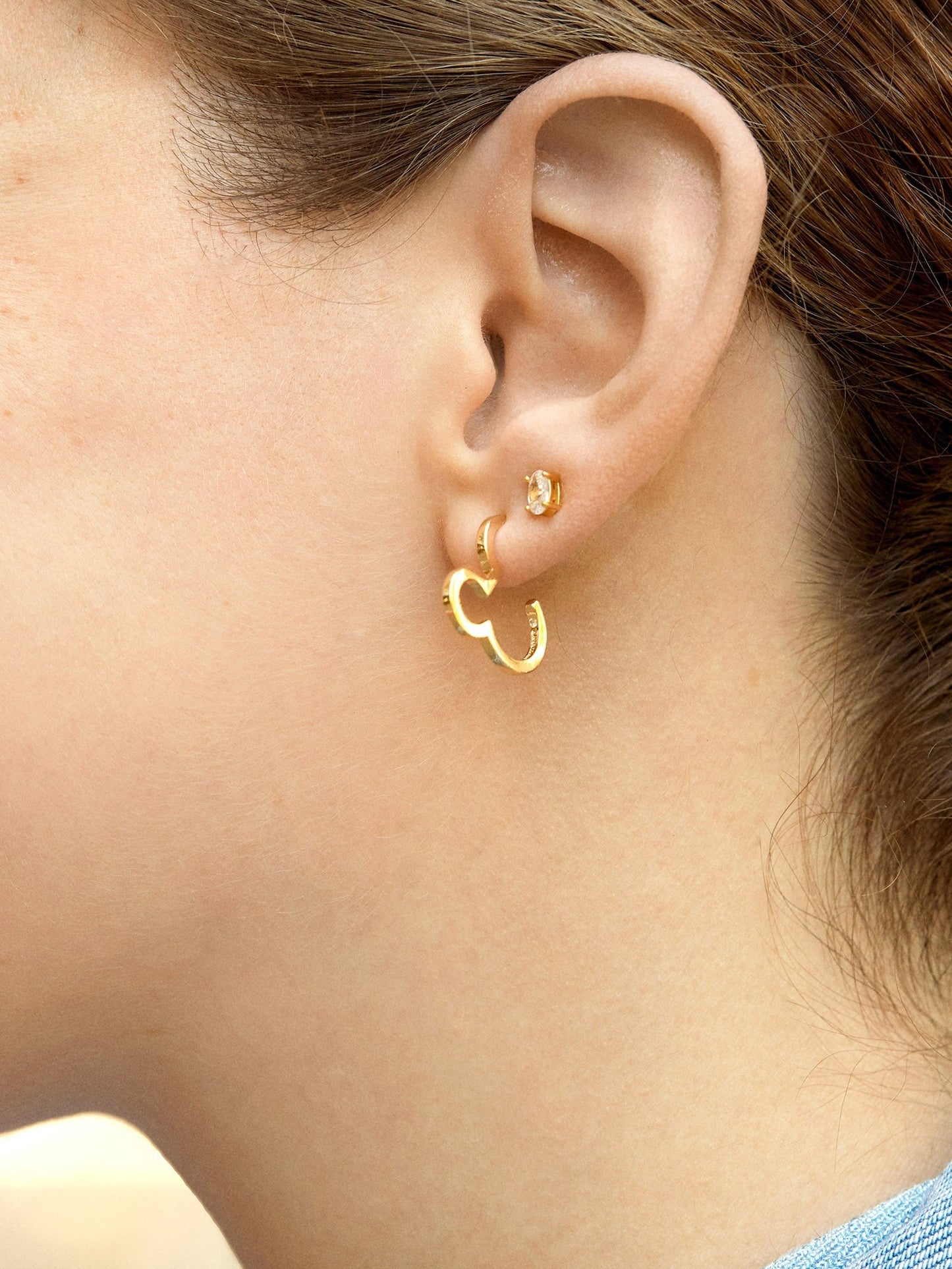 Mickey Mouse Disney Outline Earrings - Mickey Mouse