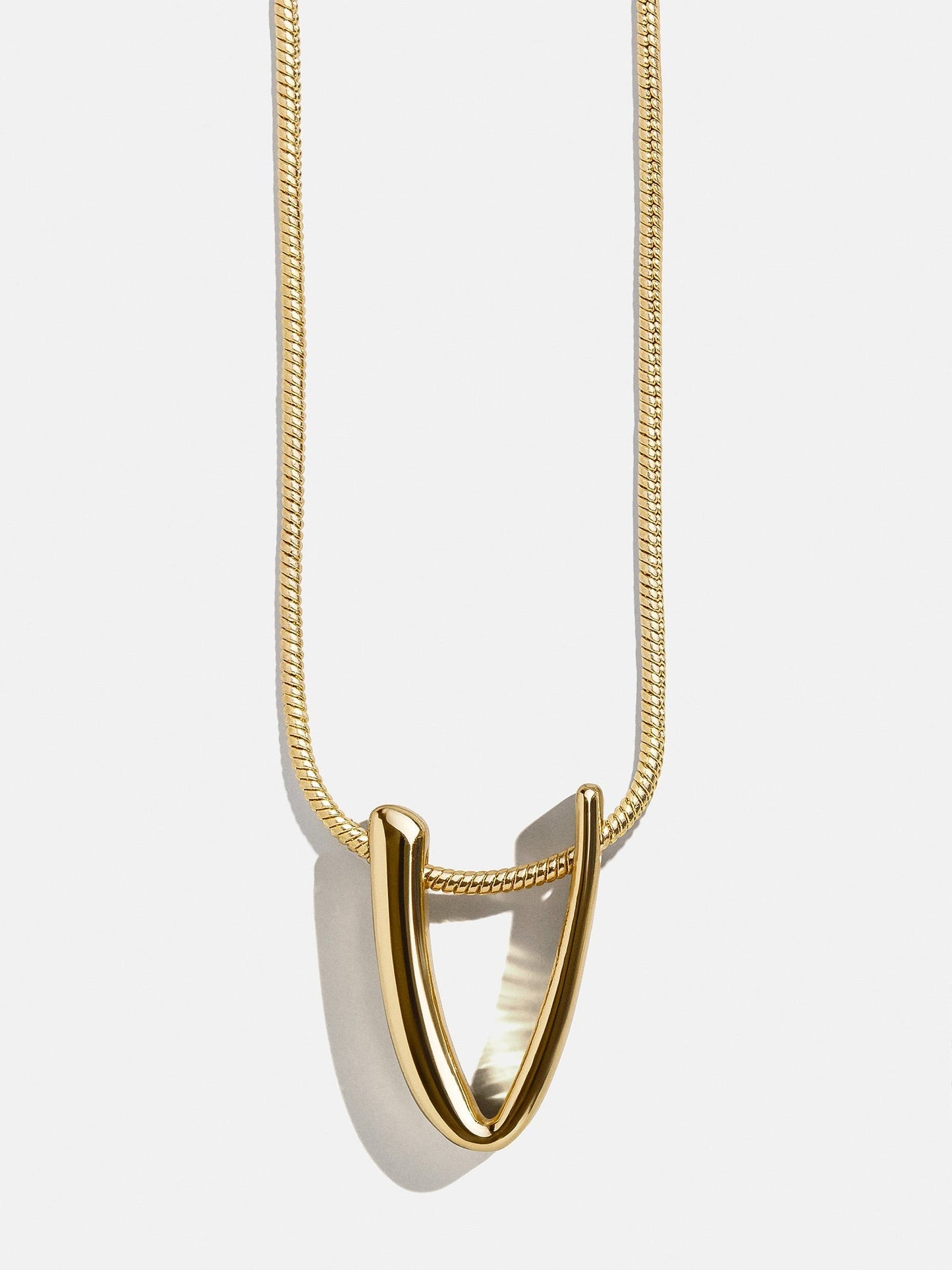 Classic Script Initial Necklace - Classic Script
