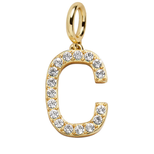 Pavé Initial Cluster Charm - C