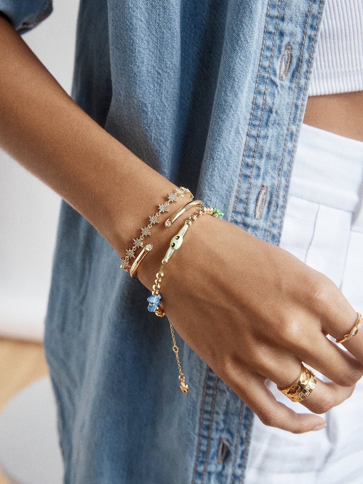 STAR WARSTM GROGUTM Pisa Charm Bracelet - Gold