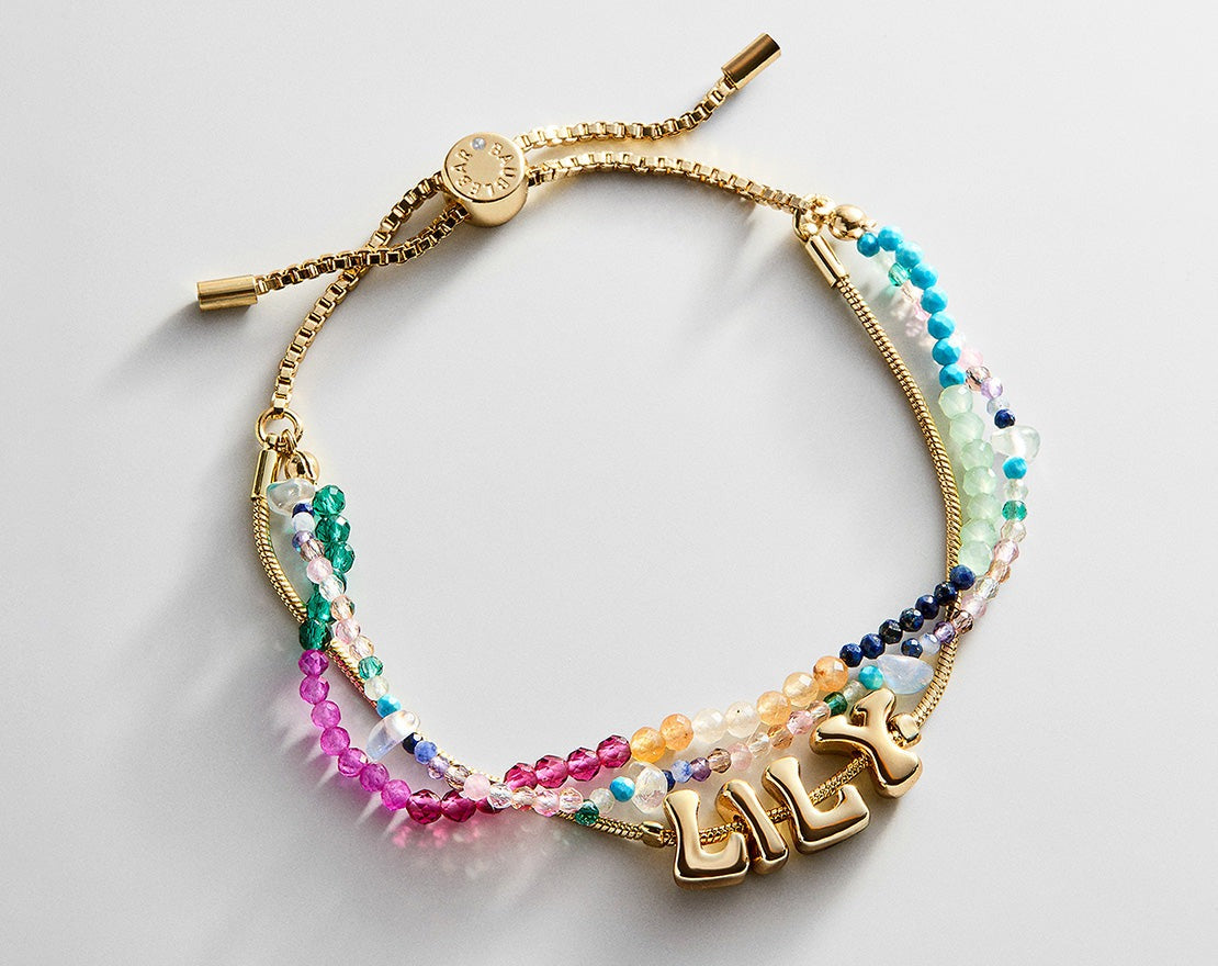 Rowan Semi-Precious Custom Layered Bracelet - Santorini