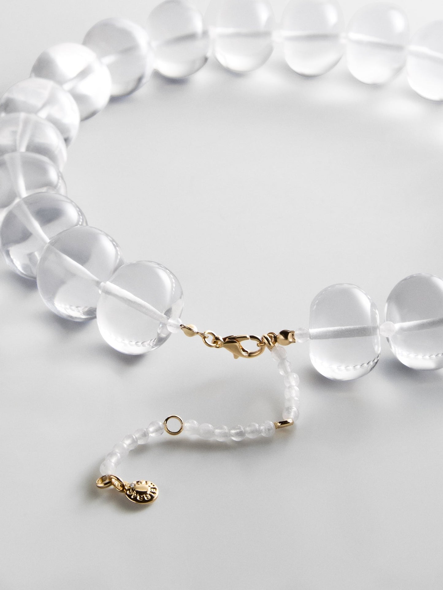 Joan Semi-Precious Necklace - Clear Quartz