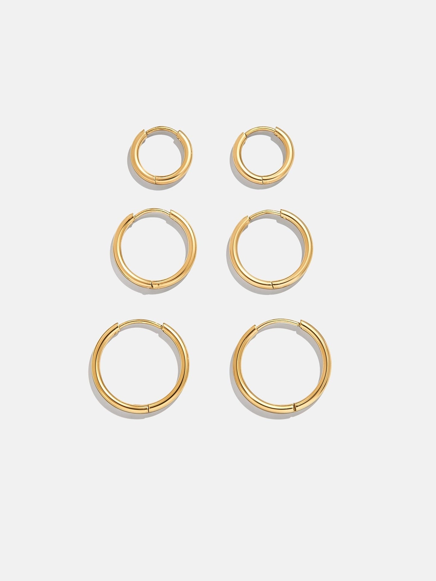 Verbena Waterproof Earring Set - Gold