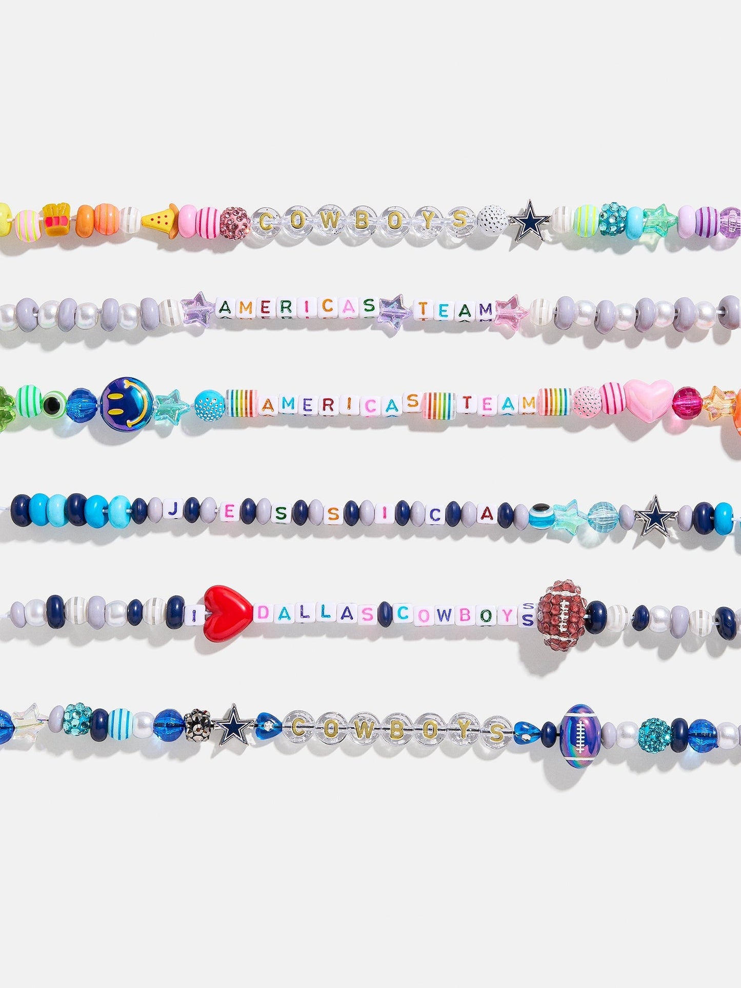 NFL Bracelet Bead Kit - Dallas Cowboys