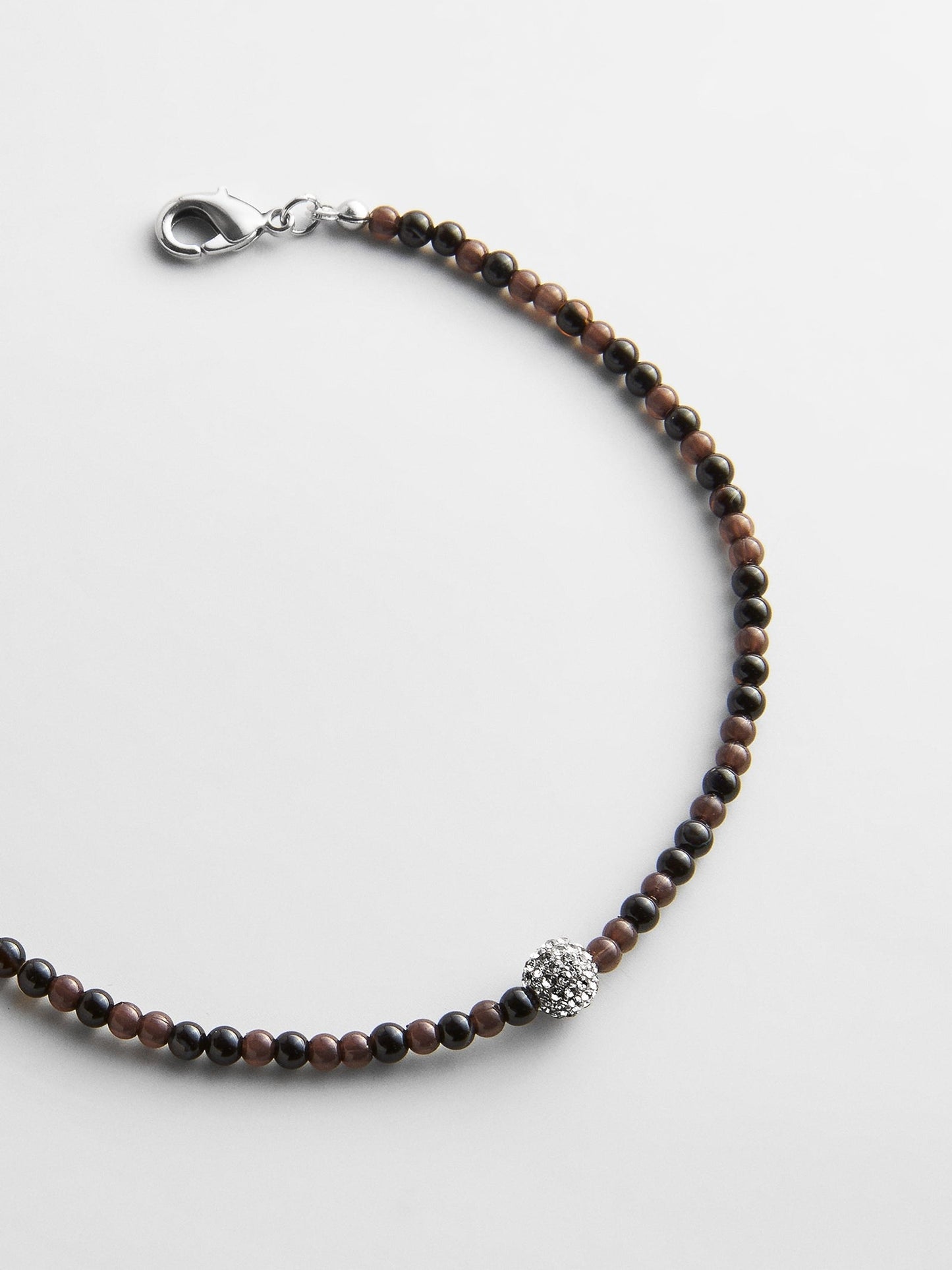 Kyanna Semi-Precious Waterproof Anklet - Onyx