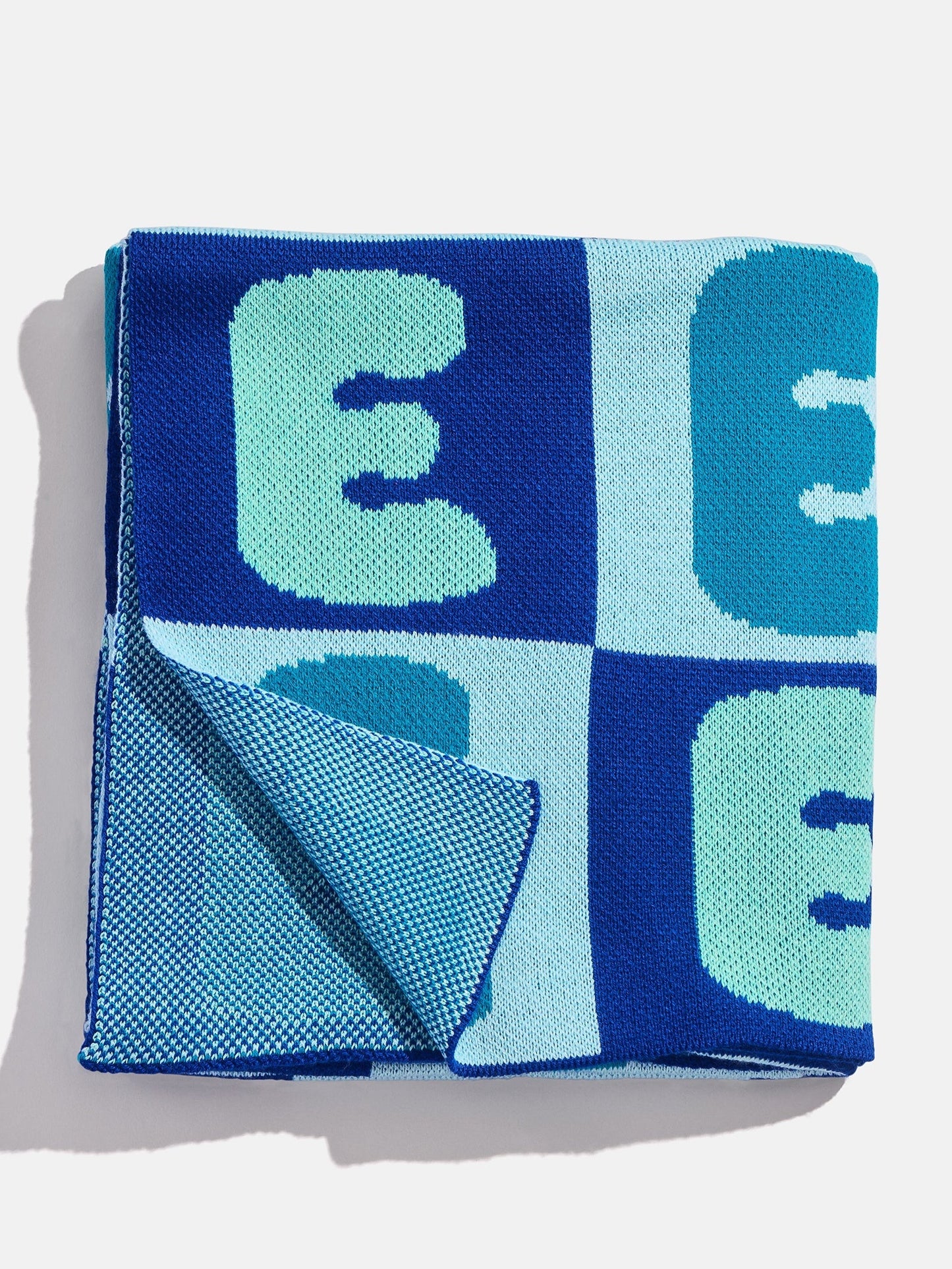 Bubble On Repeat Custom Blanket - Dark Blue/Light Blue
