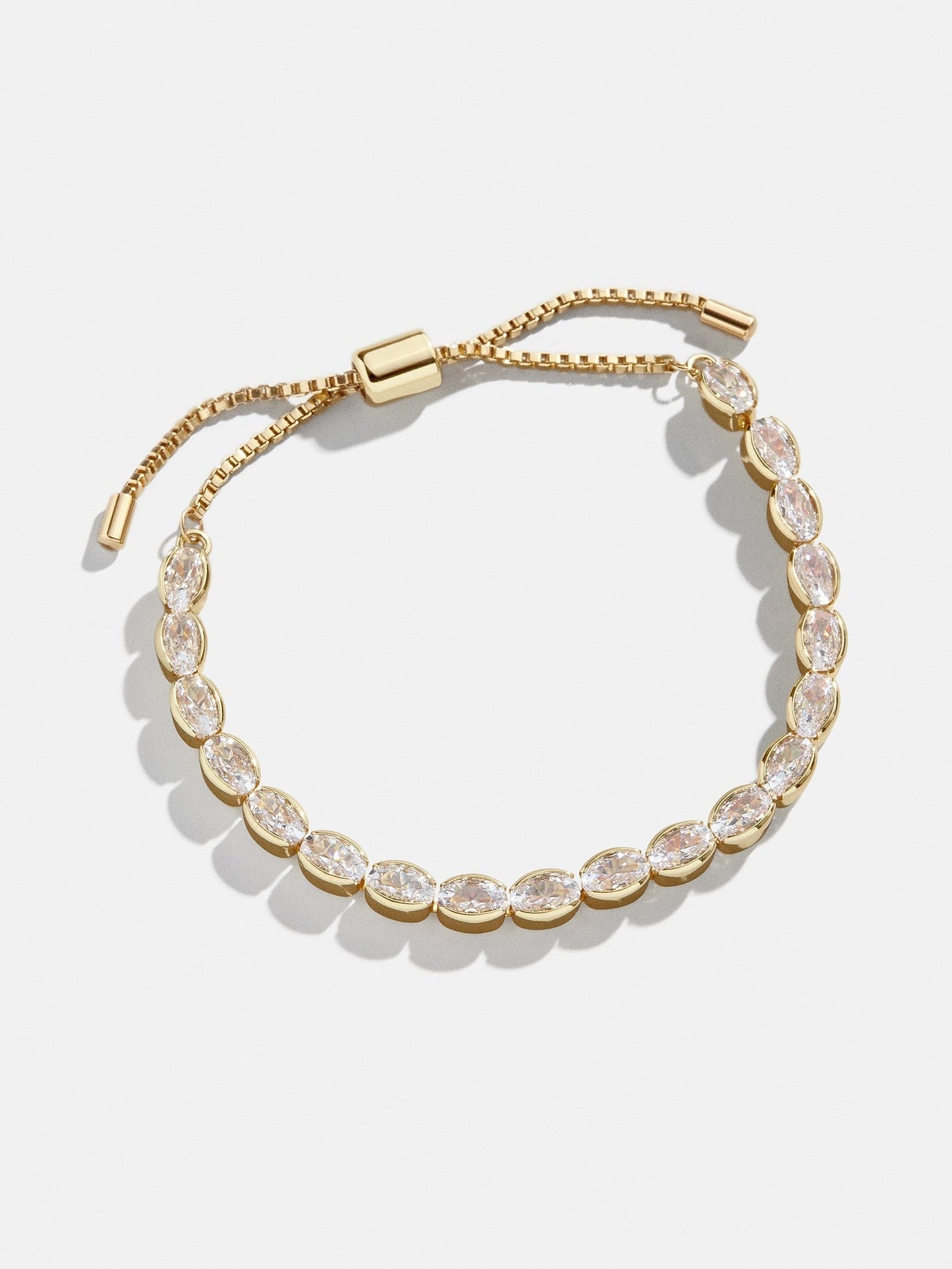 Bridget Cubic Zirconia Tennis Bracelet - Gold/Pavé