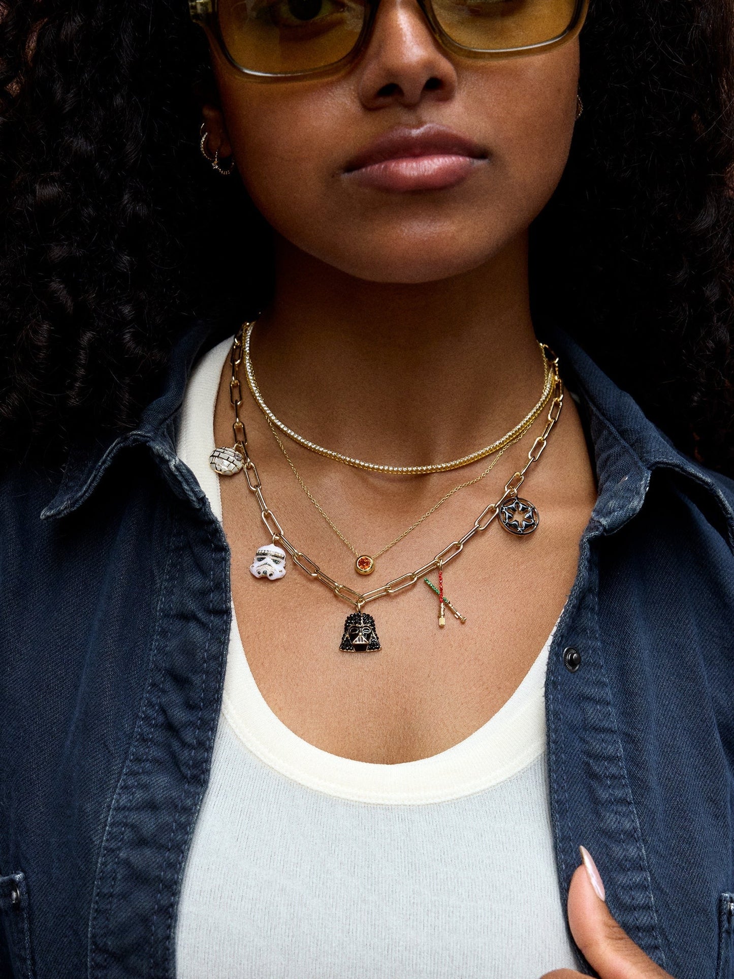 STAR WARSTM Villains Charm Necklace - Star Wars Villain's
